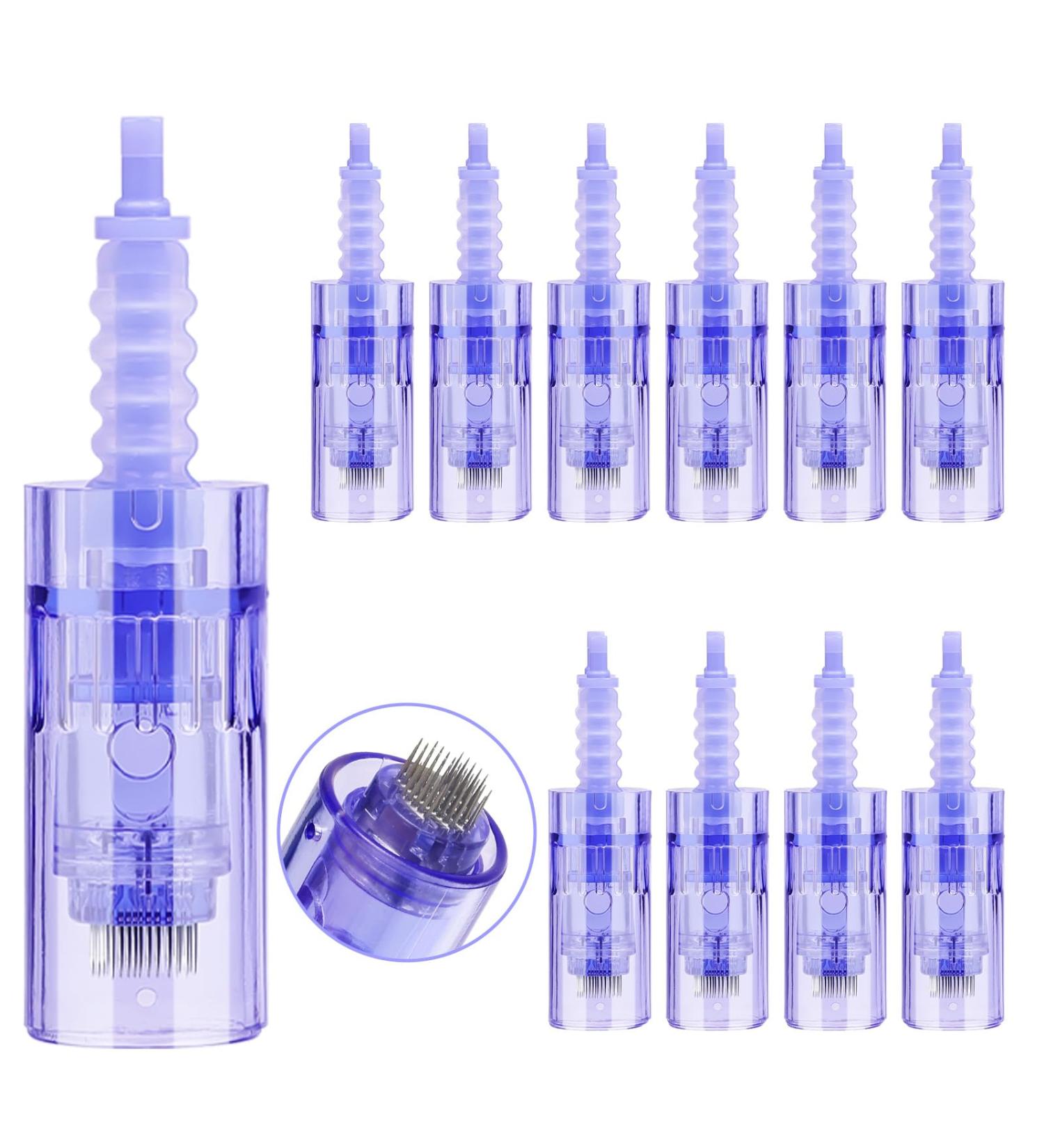 Yofuly 42 Pins Microneedling Needles - Replacement Cartridges for Derma Pen (10 Pack) - Microneedling Needle Cartridges for Precision Results - Buy Online on GoSupps.com