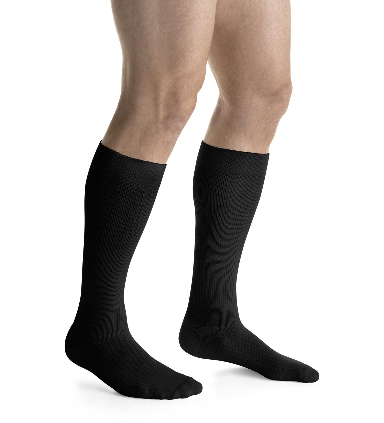 JOBST Activewear 20-30 mmHg Knee High Compression Socks - Cool Black, Large - 1 Pair - Buy Online on GoSupps.com