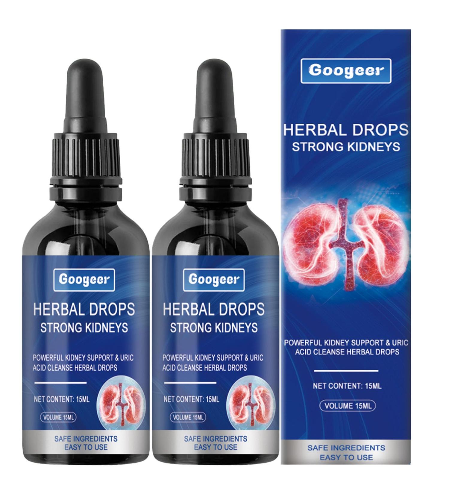 Hall Herbal Kidney Care Drops - Double Strength Oral Solution for Strong and Healthy Kidneys - Buy Online on GoSupps.com
