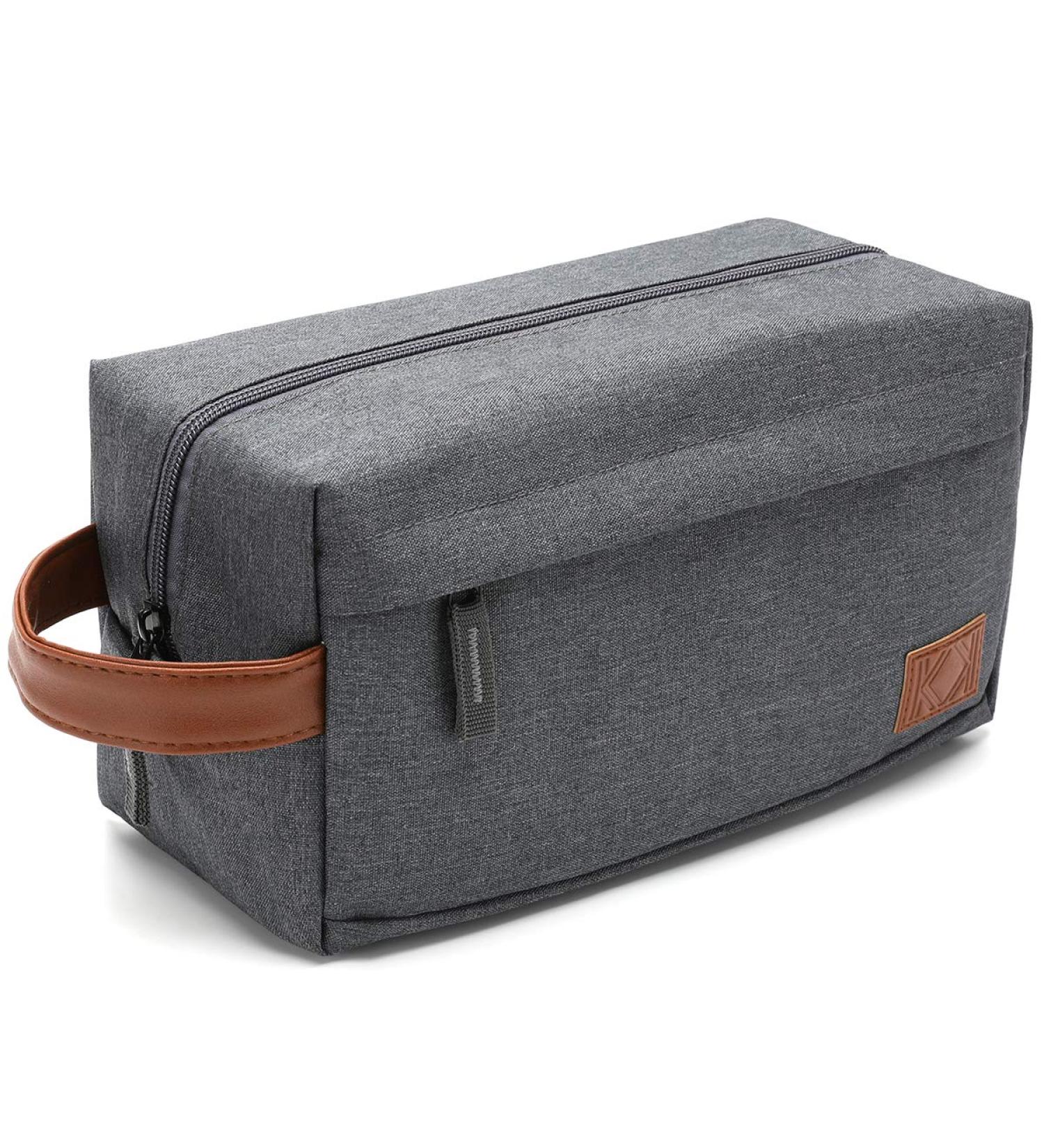 KK Water-Resistant Hanging Travel Toiletry Bag | Spacious Blue Gym Makeup & Shaving Kit for Men & Women - Buy Online on GoSupps.com