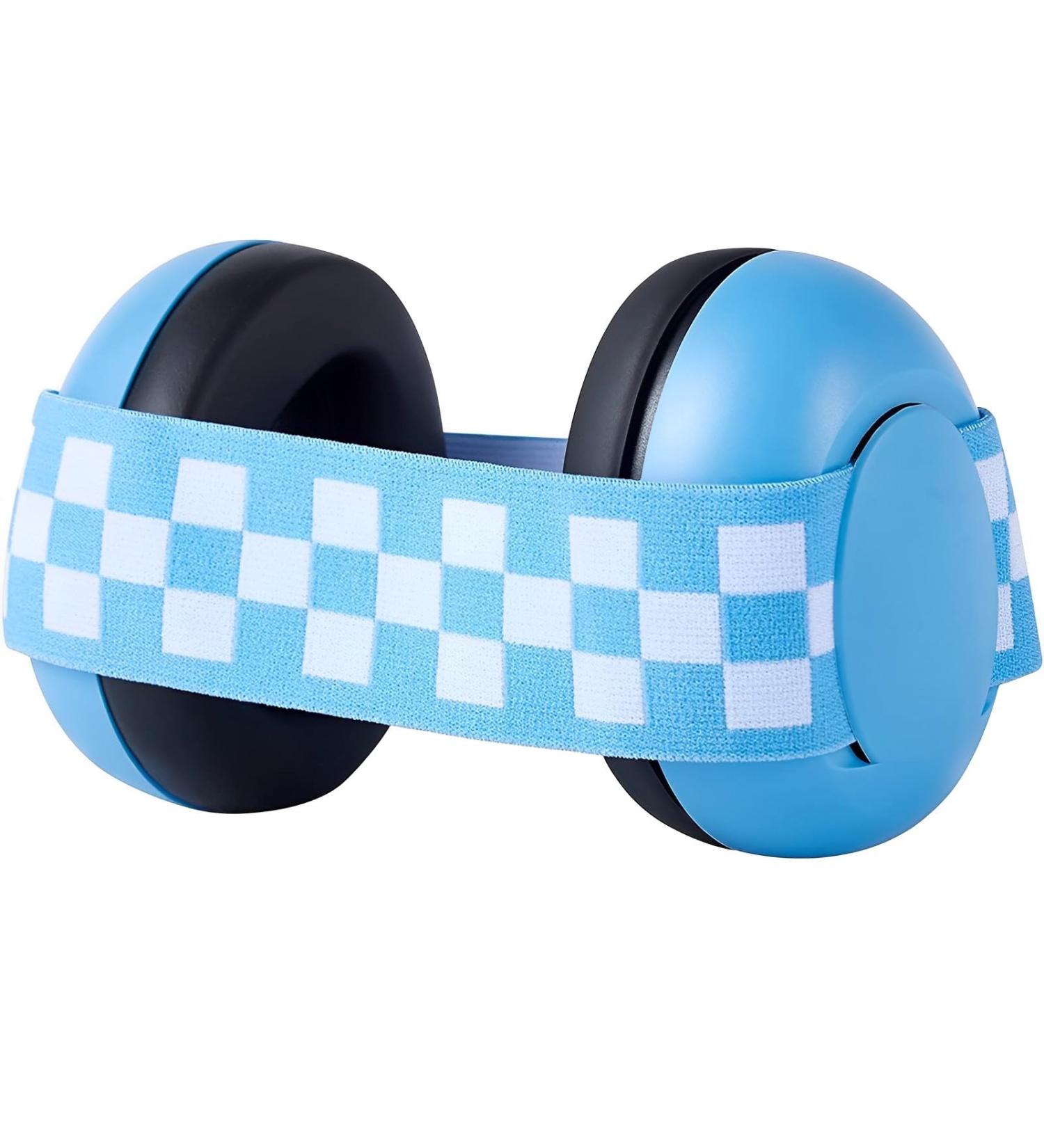 Baby Noise Cancelling Ear Protectors - Blue Baby Ear Defenders for Improved Sleep - Buy Online on GoSupps.com