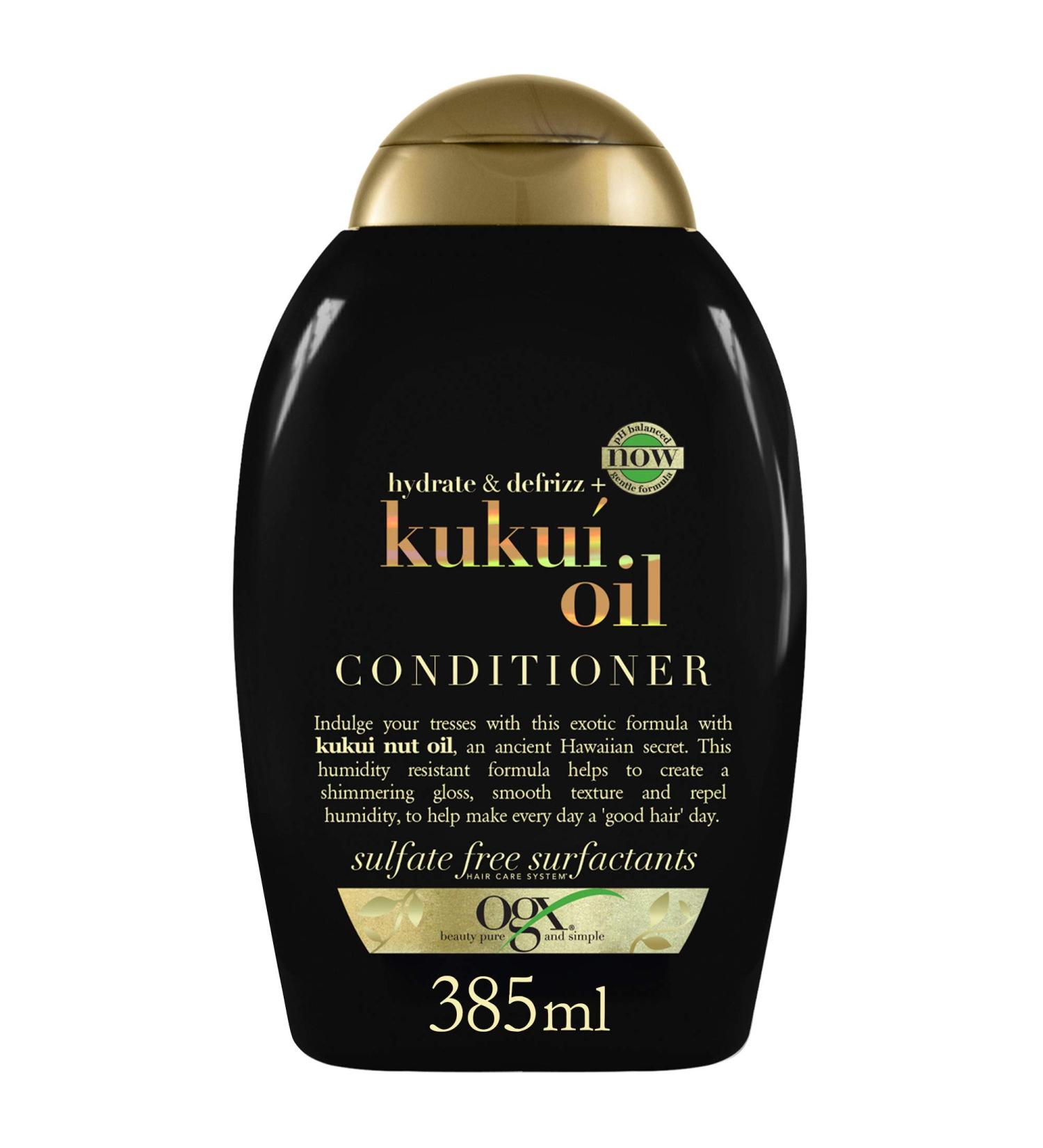 OGX Hydrate & Defrizz Kukui Oil Conditioner 385 ml | Smooth & Nourish Your Hair | International Shipping Available - Buy Online on GoSupps.com
