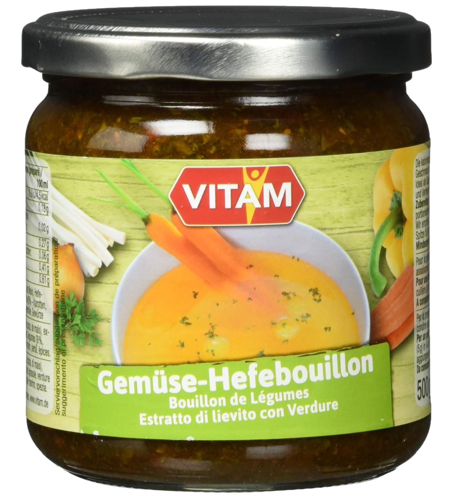 VITAM Vegetable Yeast Broth 500g - Healthy Seasoning for Soups & Stews | International Shipping - Buy Online on GoSupps.com