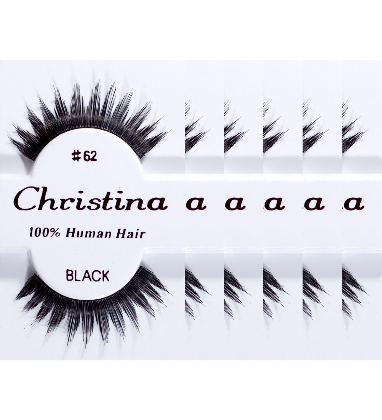 6packs Eyelashes - 62 by Christina