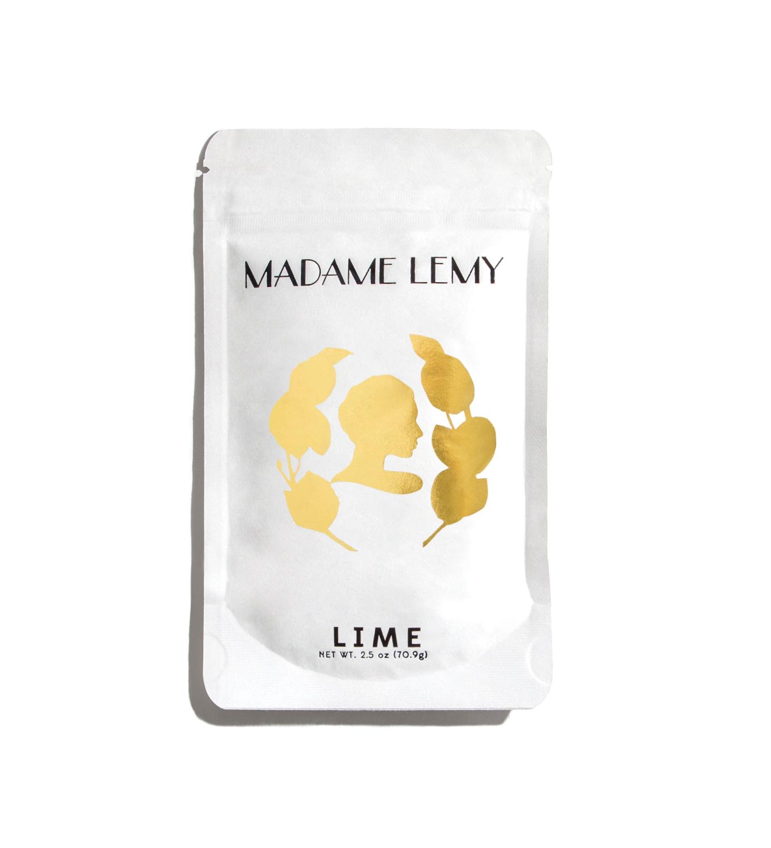 Madame Lemy Talc-Free Sweat Absorbing Body Powder | All-Natural Deodorant Vegan & Cruelty-Free | Eco-Friendly Refill | Lime 2.5 oz - Eliminate Odor & Prevent Chafing - Buy Online on GoSupps.com