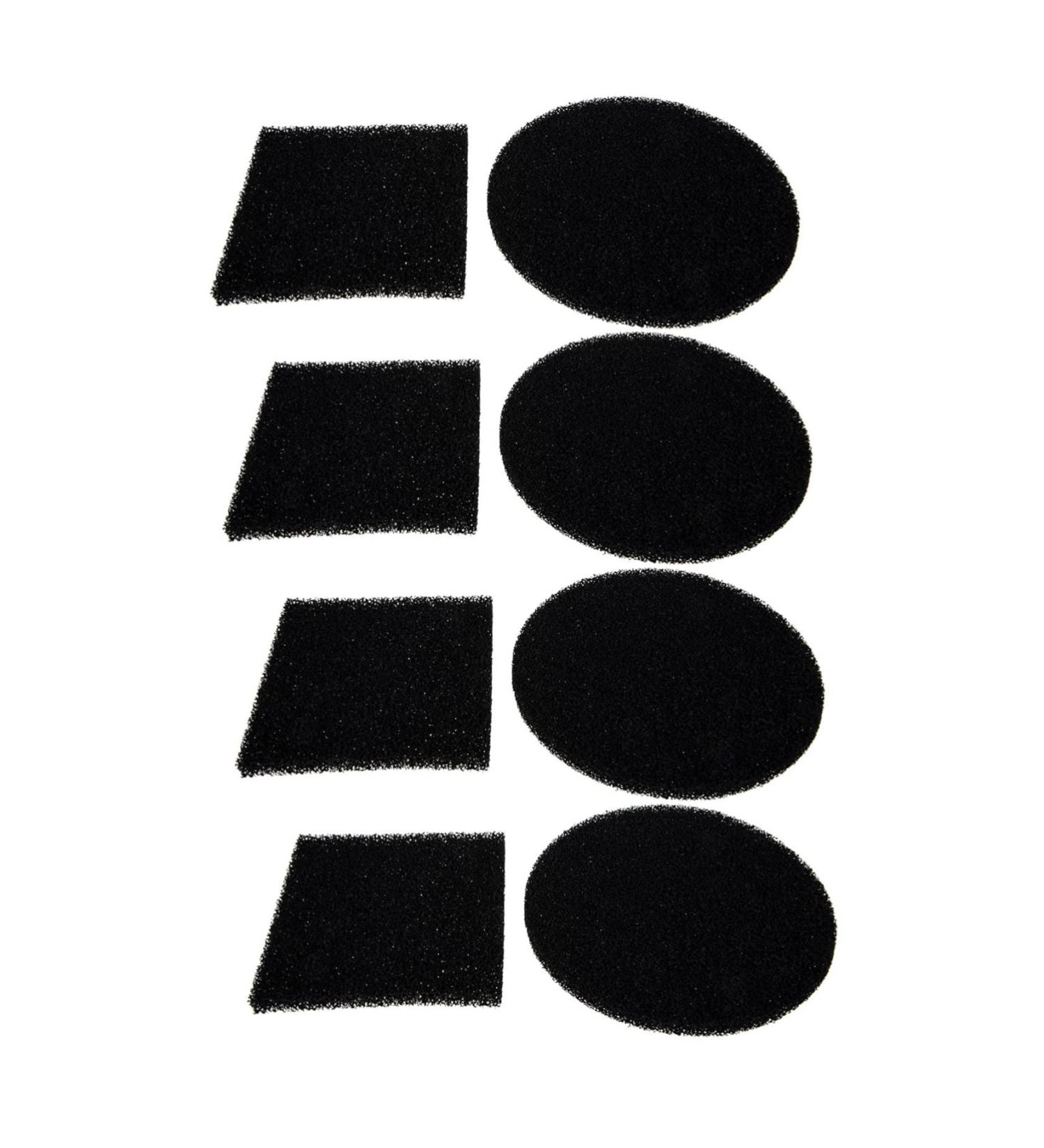 Clispeed 8-St Compost Box Filter - Activated Carbon Filter for Trash Can & Diaper Odor Control - Black Litter Filter Mat - Buy Online on GoSupps.com