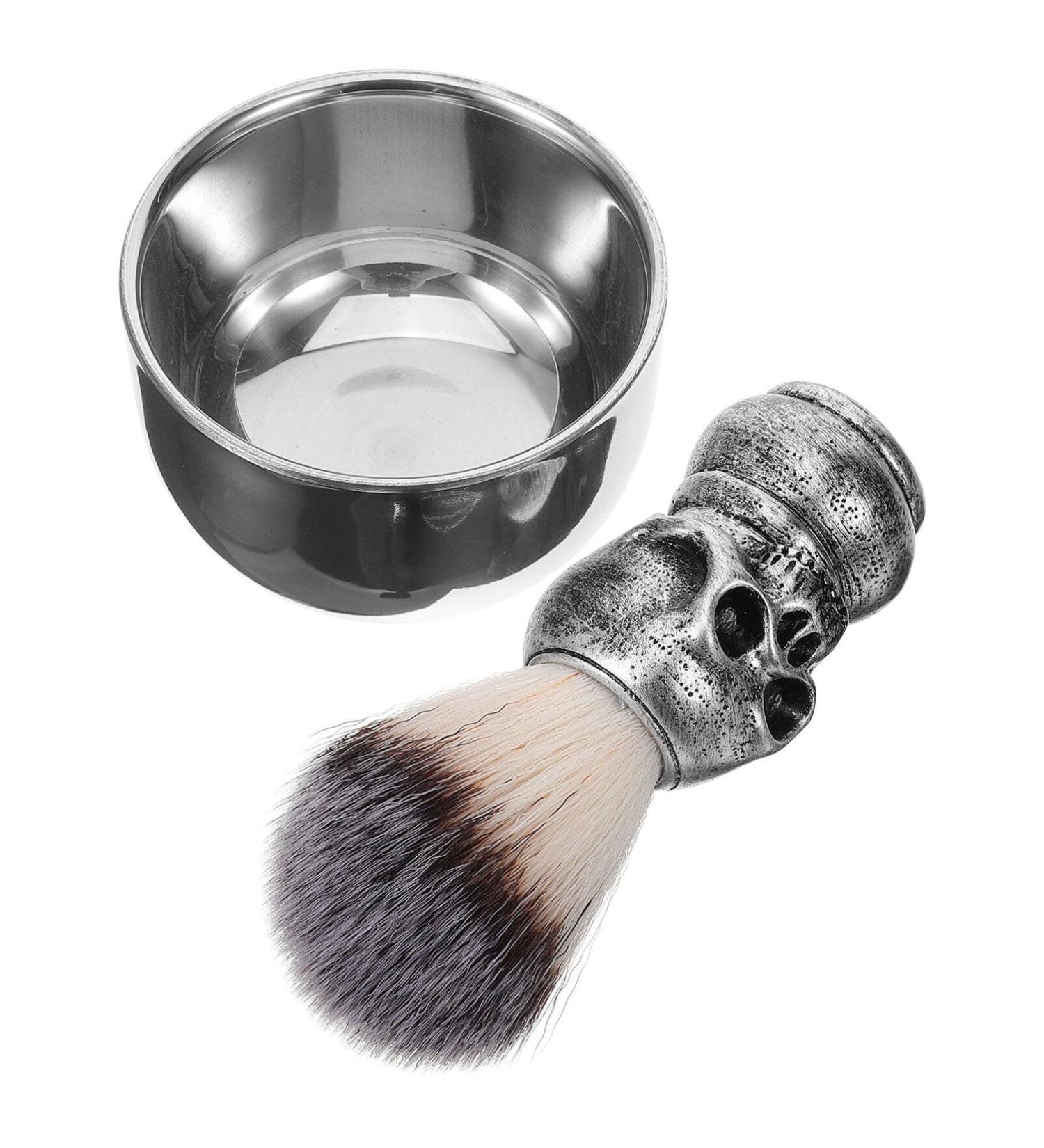 Buy Healvian Shaving Bowl & Brush Set - Stainless Steel Razor Shell for Men & Women | Premium Shaving Tools - Buy Online on GoSupps.com