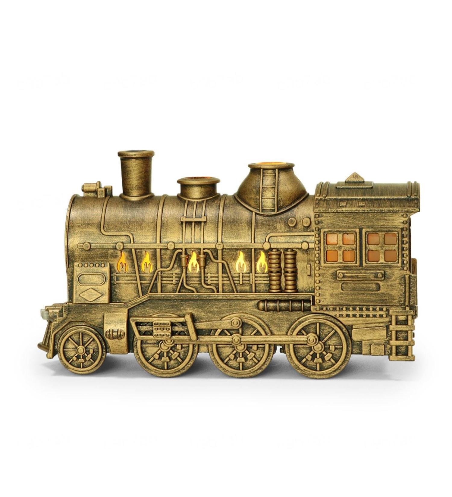 300ml Train Humidifier with Remote Control - Auto Shut-Off 2 Light & Mist Modes - Essential Oil Diffuser for Home Office & Hotel - Green & Yellow - Buy Online on GoSupps.com