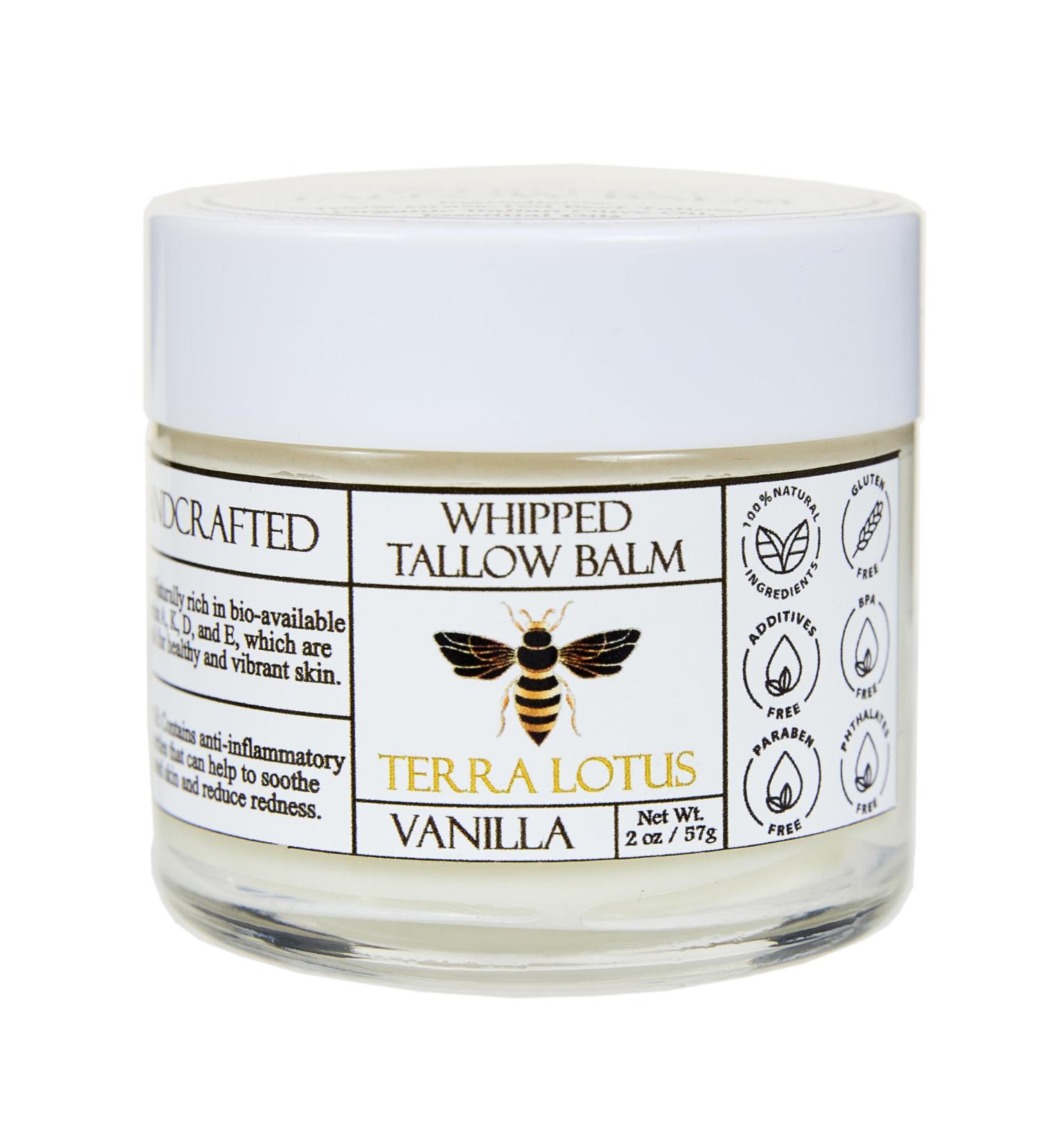 Organic Whipped Tallow Body Butter | Lightweight & Long-Lasting Lavender Moisturizer | Handmade Hydrating Essential Body Care - 2 oz - Buy Online on GoSupps.com