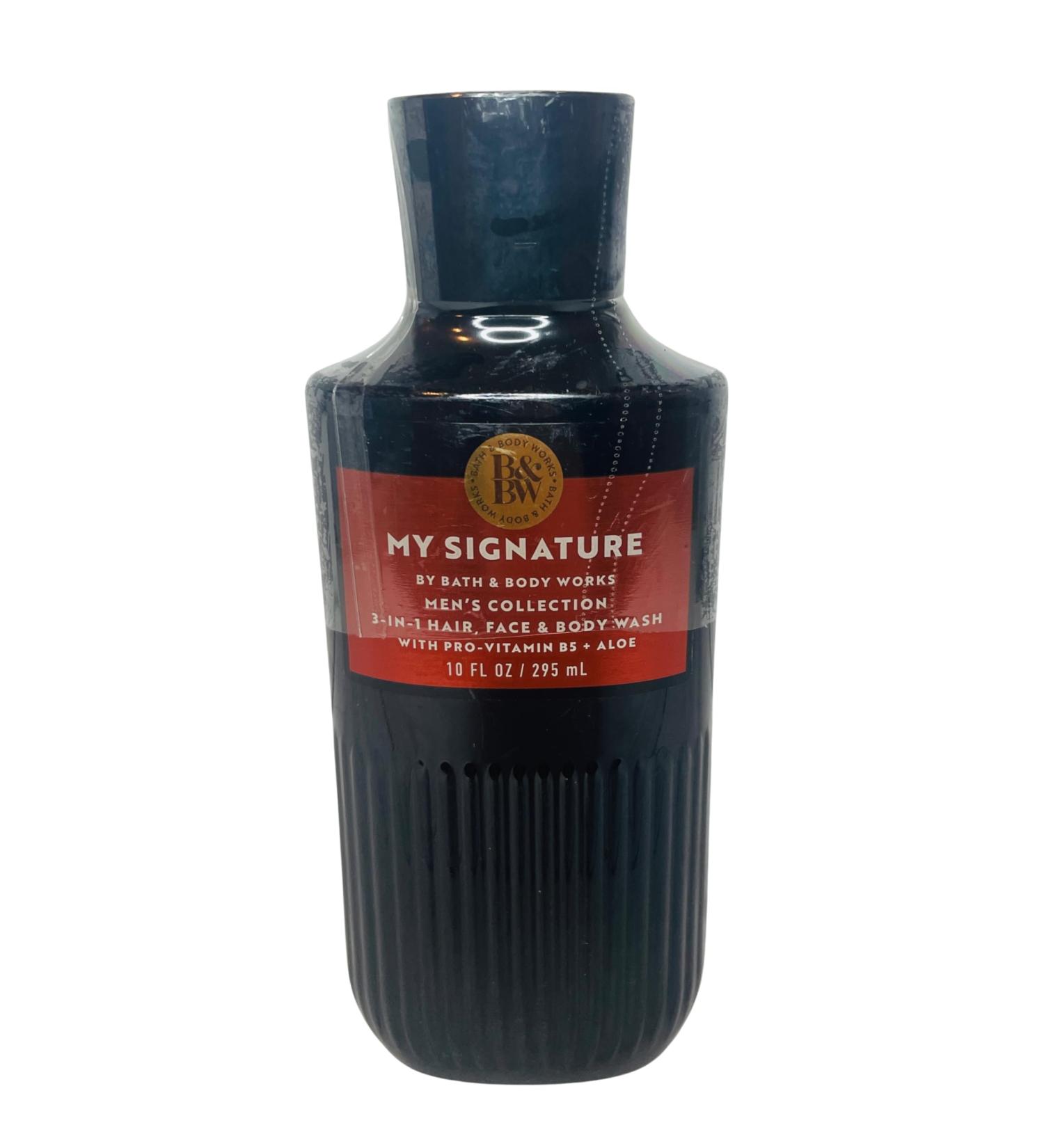 Bath & Body Works Men's My Signature Fragrance 3-in-1 Hair Face & Body Wash 10 Ounce - Buy Online on GoSupps.com