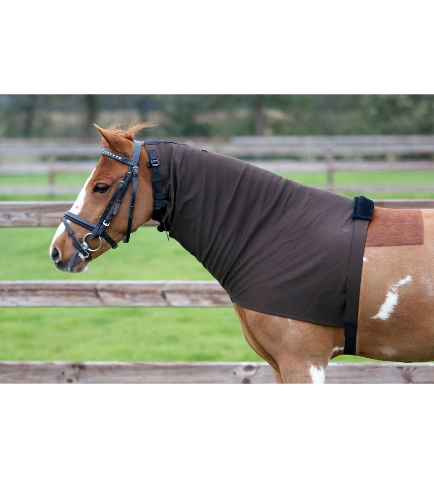 Half part horse eczema |Protection against insect bites |Gr.XS - XL |Perfect fit |Pleasant wear |Simply adjustable |Better freedom of movement l brown