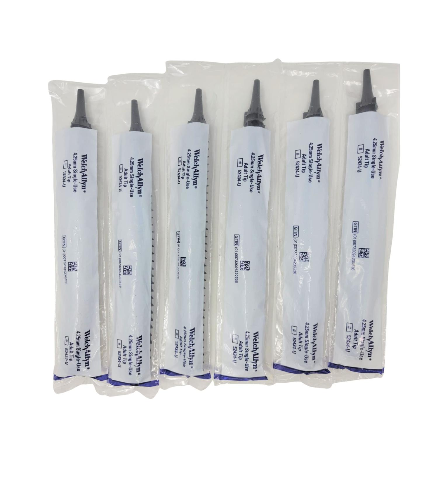 Welch Allyn 52434-U Kleenspec Universal Otoscope Speculums 2.75mm - 6 Sleeves of 34 1