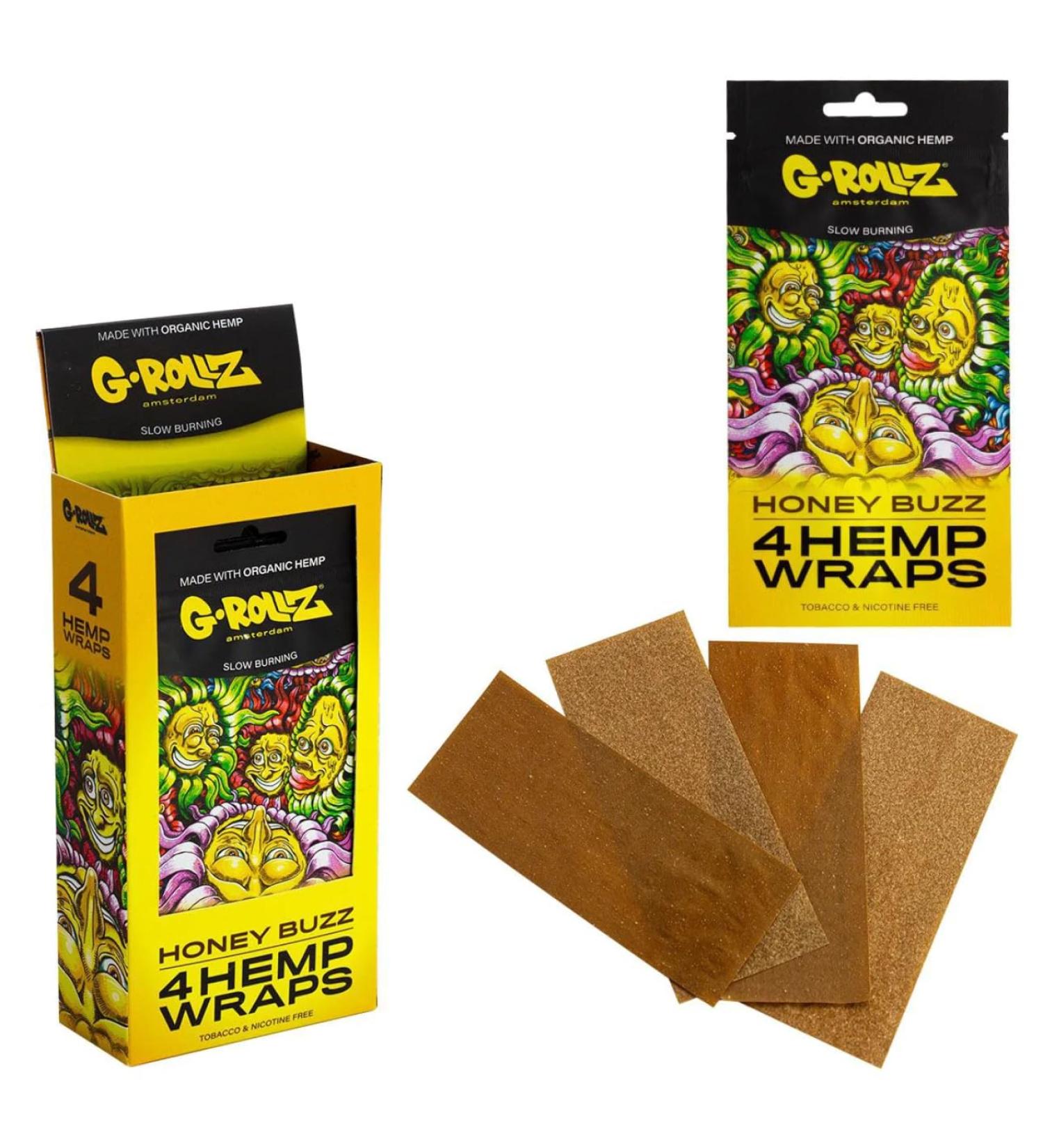 G Rollz Amsterdam Hemp Wraps (Honey Buzz)