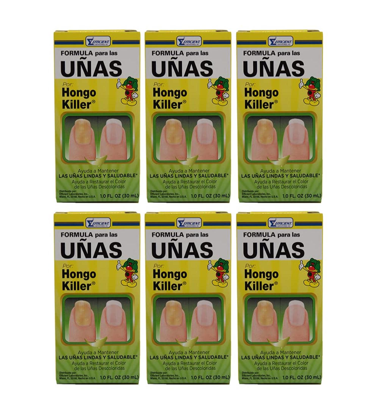 Hongo Killer Nail Formula 1 oz - Pack of 6 | Fast-Acting Treatment - Buy Online on GoSupps.com