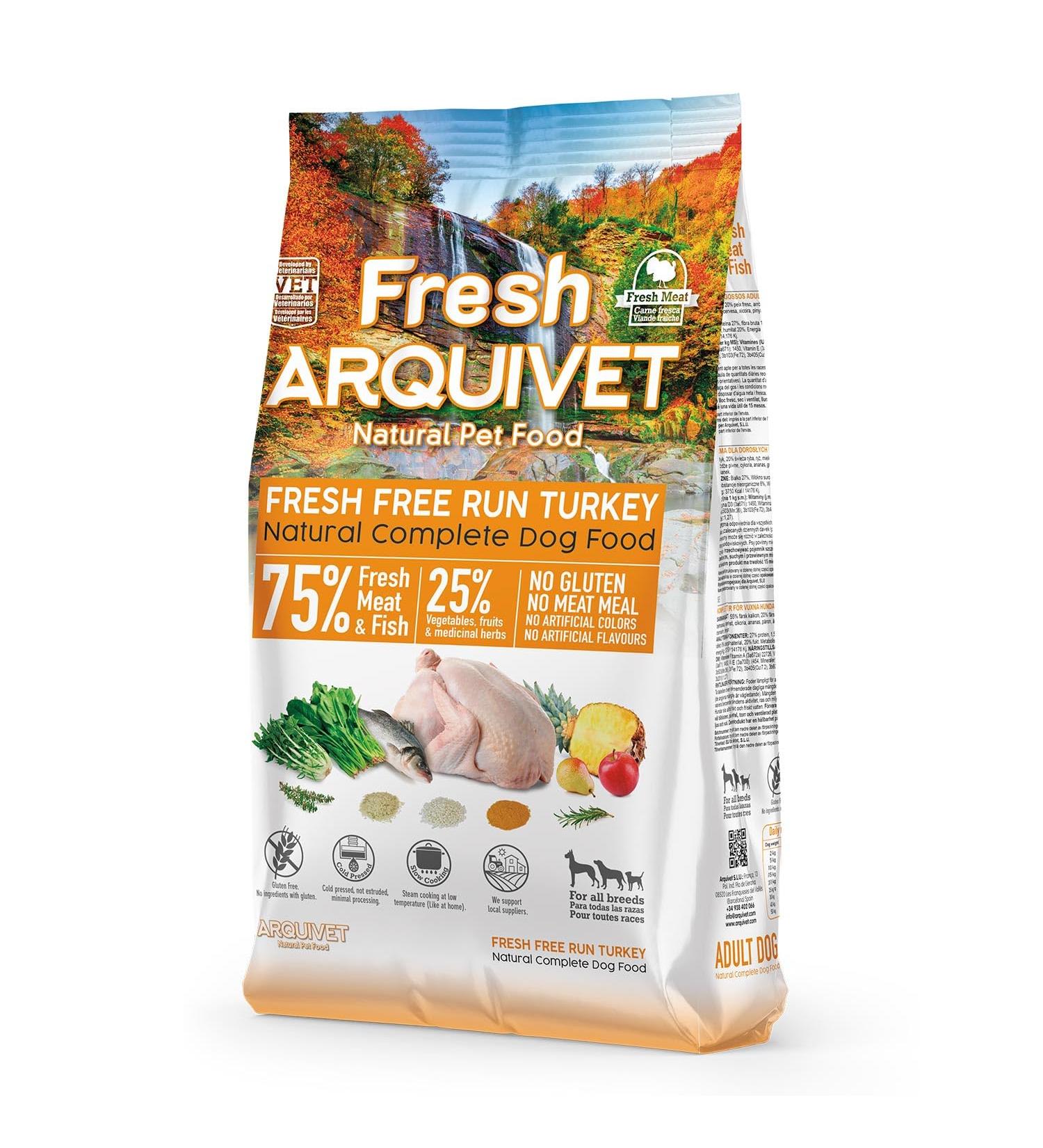 Arquivet Fresh Free Run Turkey 2.5Kg (Turkey) - Buy Online on GoSupps.com