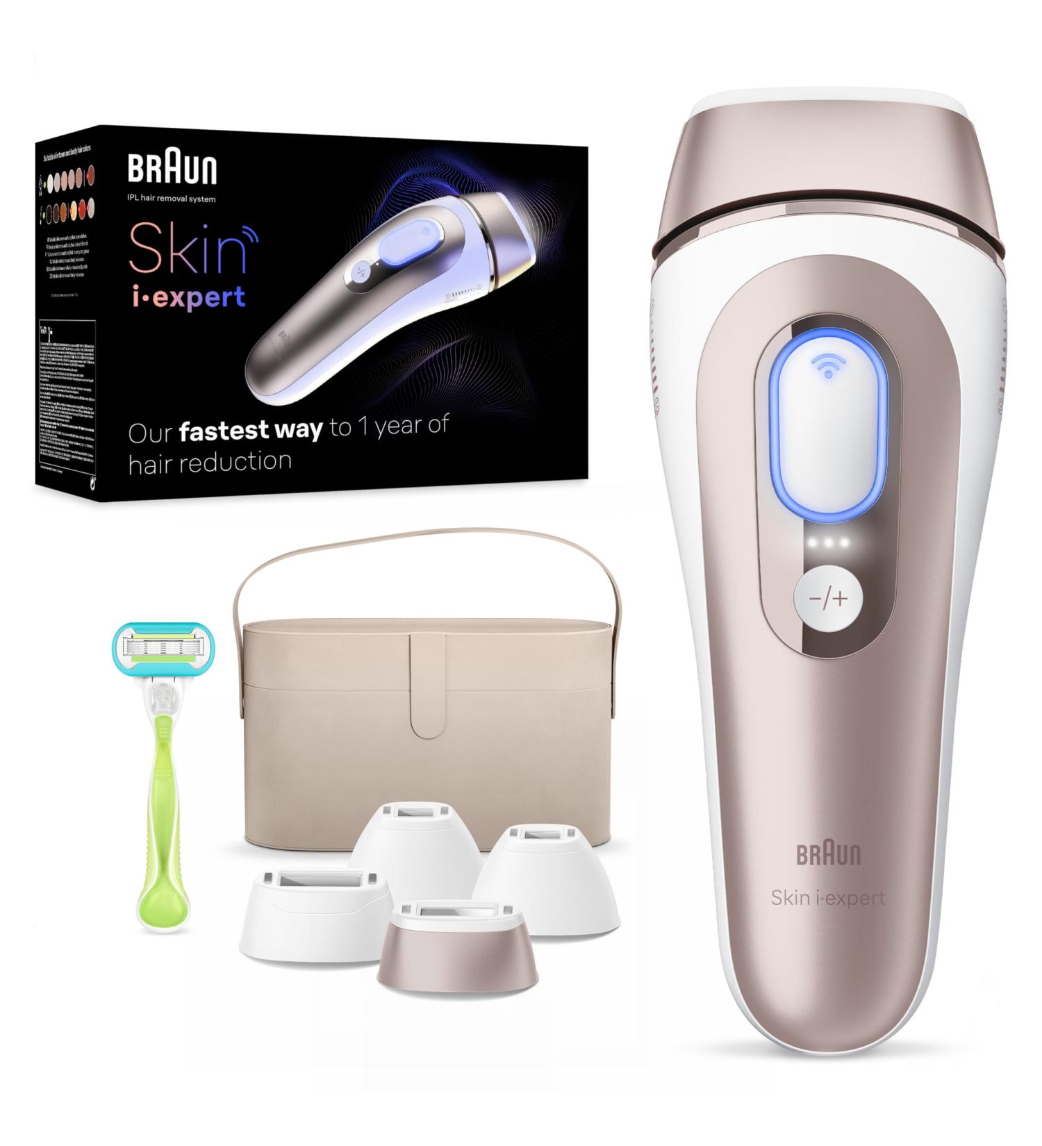 Braun Smart IPL 7 Skin I - Expert Hair Removal Device for Women | Free App Visible Results Alternative to Laser Designed in Germany - PL7387 - Buy Online on GoSupps.com