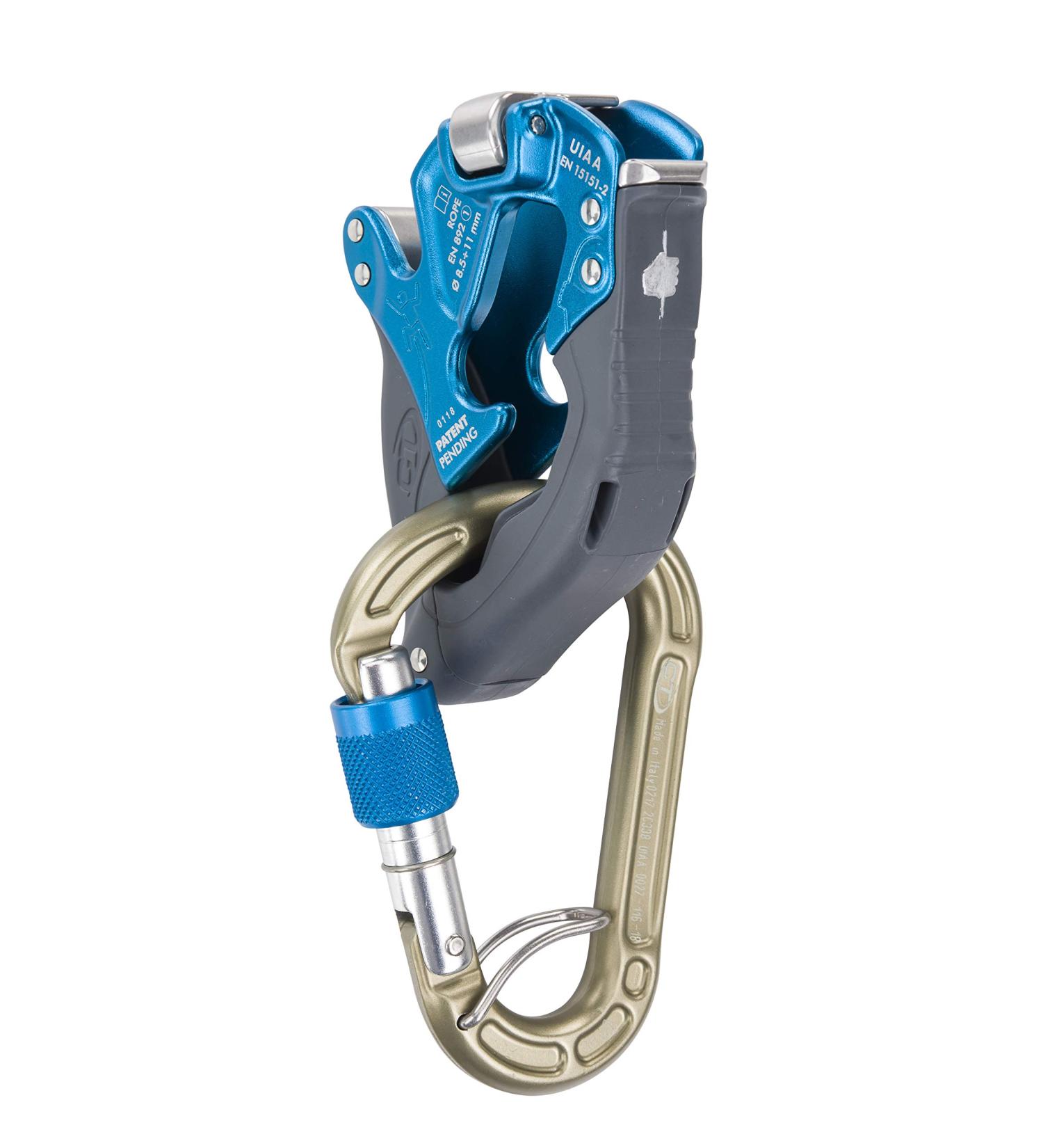 Climbing Technology Click Up Kit Plus - Lightweight Belay Device Set in Light Blue | One Size | International Shipping Available - Buy Online on GoSupps.com