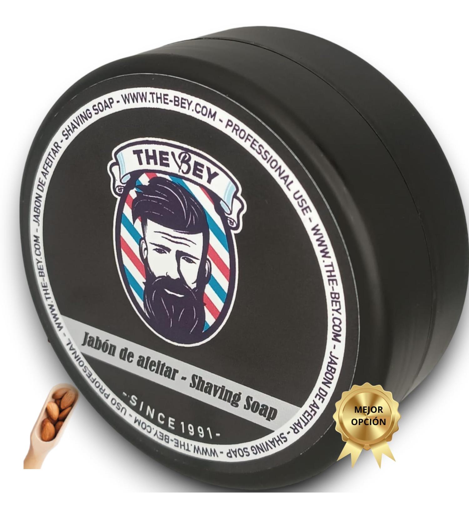 The Bey Shaving Soap with Natural Ingredients Almond Oil 100 ml for Classic Brush Shaving - Buy Online on GoSupps.com