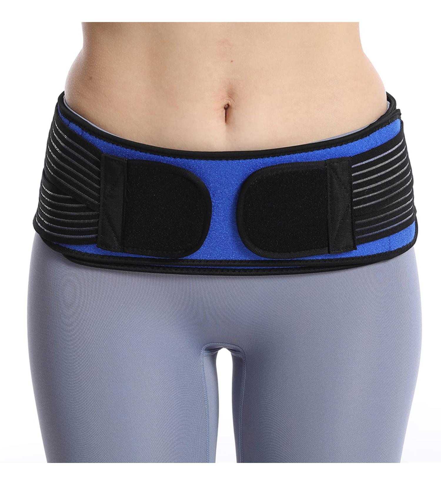 Sacroiliac Splint for Lower Back Pain for Men & Women - Sciatic Nerve Legs & Sacral Relief Belt Lumbar Pelvic & Back Relies - Buy Online on GoSupps.com