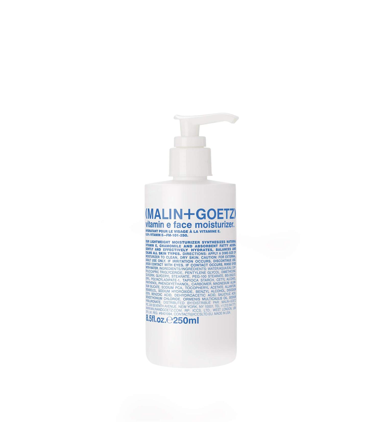 Malin + Goetz Vitamin E Face Moisturizer - Hydrating, Balancing, Nourishing Face Lotion for Dry Sensitive Skin - 8.5 Fl Oz | Multi-Tasking After Shave, Makeup Primer - Unisex, Cruelty-Free, Vegan - Buy Online on GoSupps.com