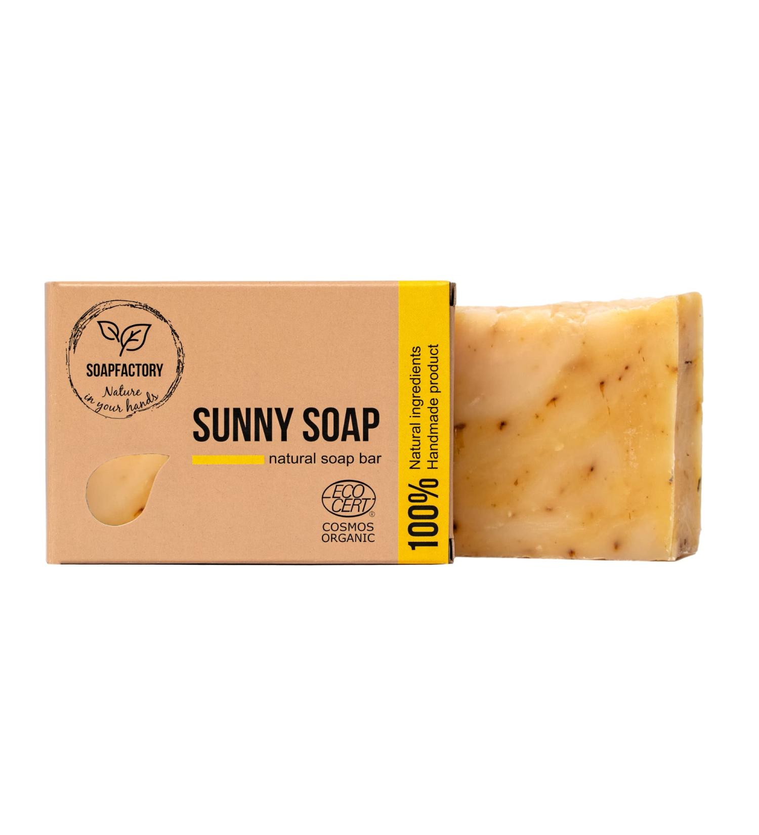Organic Turmeric and Lemongrass Soap Bar - Natural Face and Body Cleanser for Men and Women - Vegan, Cruelty-Free, Handmade - 3.88 oz - Buy Online on GoSupps.com