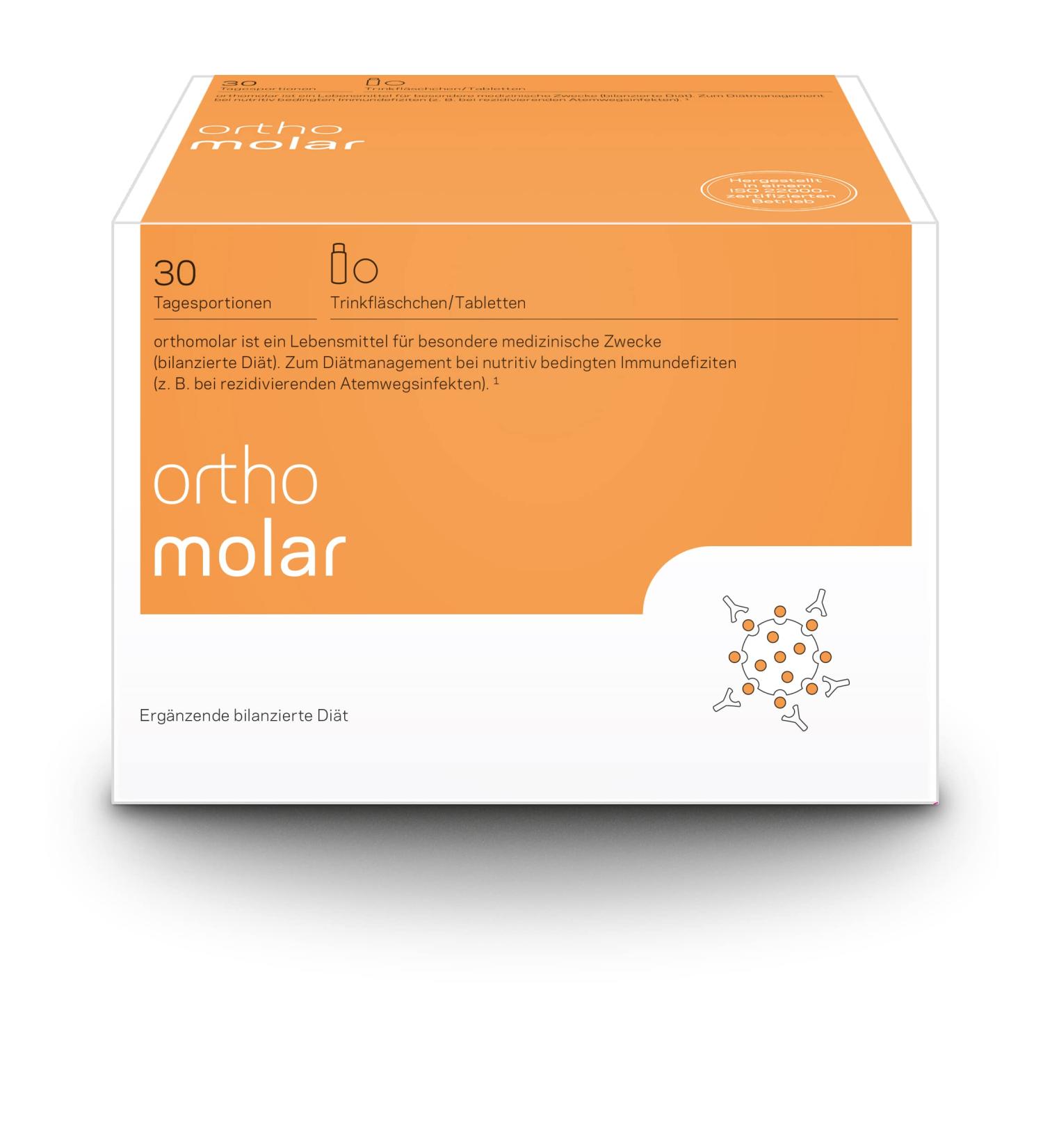 orthomed Orthomolar Lot de 30 flacons (30 x 20 ml 600 ml) - Buy Online on GoSupps.com