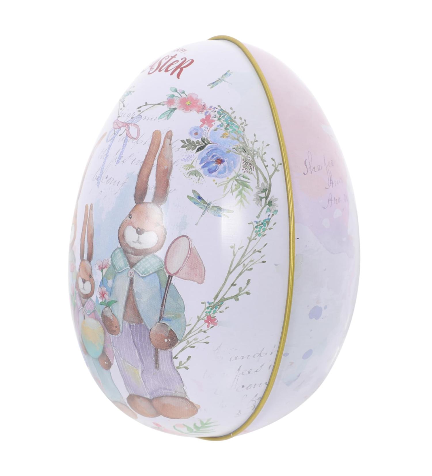 STOBAZA Box Easter Eggs Sugar Case Storage Tin Candy Tins with Lids Sweet Container Cake Decorate 11.00X7.00X6.50CM As Shown - Buy Online on GoSupps.com