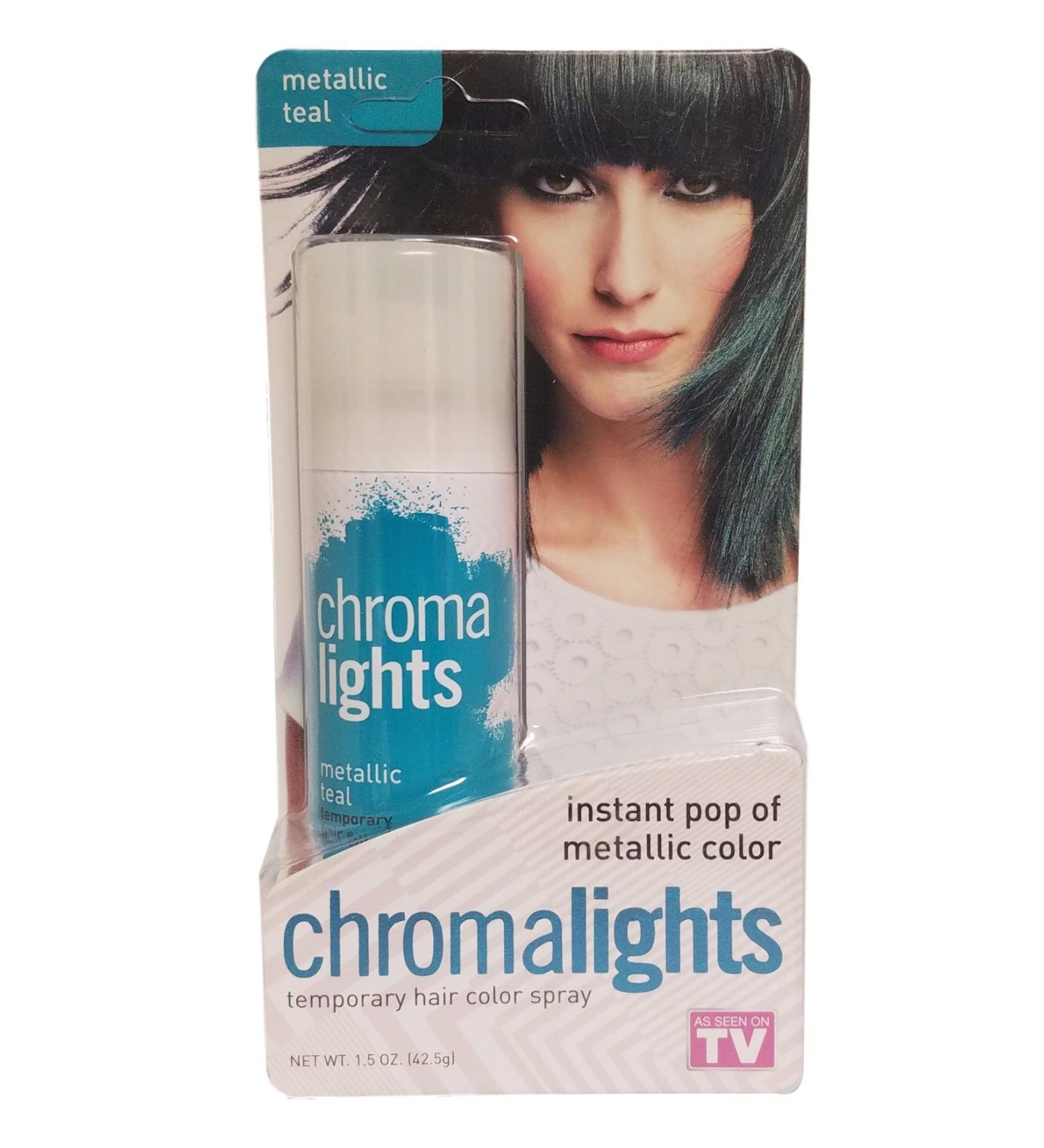 Instant Pop of Color Temp.Hair Color Metallic Teal