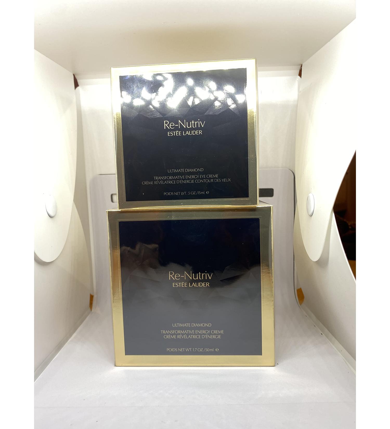 Estee Lauder Re-Nutriv Ultimate Diamond Face & Eye Set- Energy Creme 50ml + Eye Creme 15ml - Buy Online on GoSupps.com