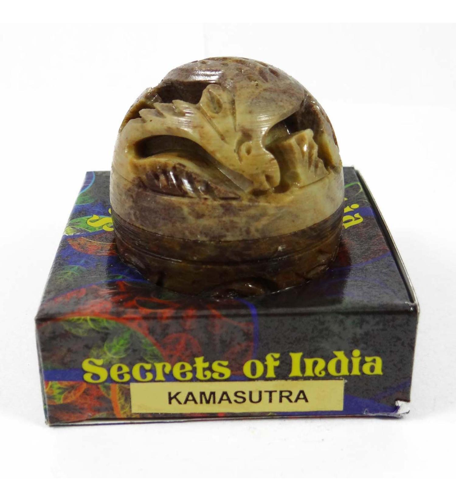 Natural Kamasutra Solid Perfume Body Musk In Stone Jar 8 Gms - Buy Online on GoSupps.com