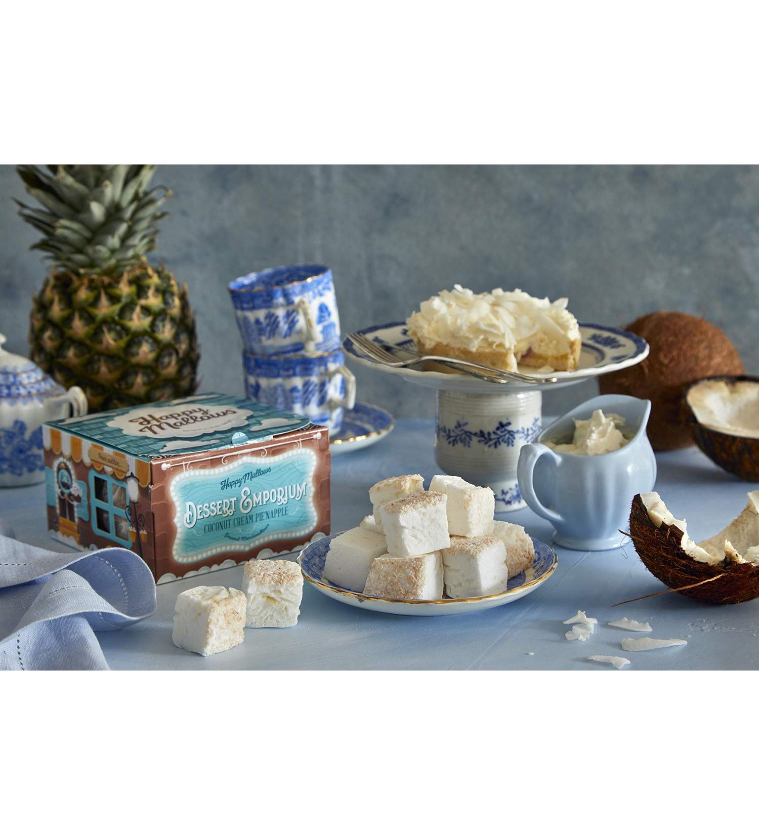 Coconut Cream Pie'napple | Happy Mallows Gourmet Marshmallows | 100% Handmade | 100% Family Run - Buy Online on GoSupps.com