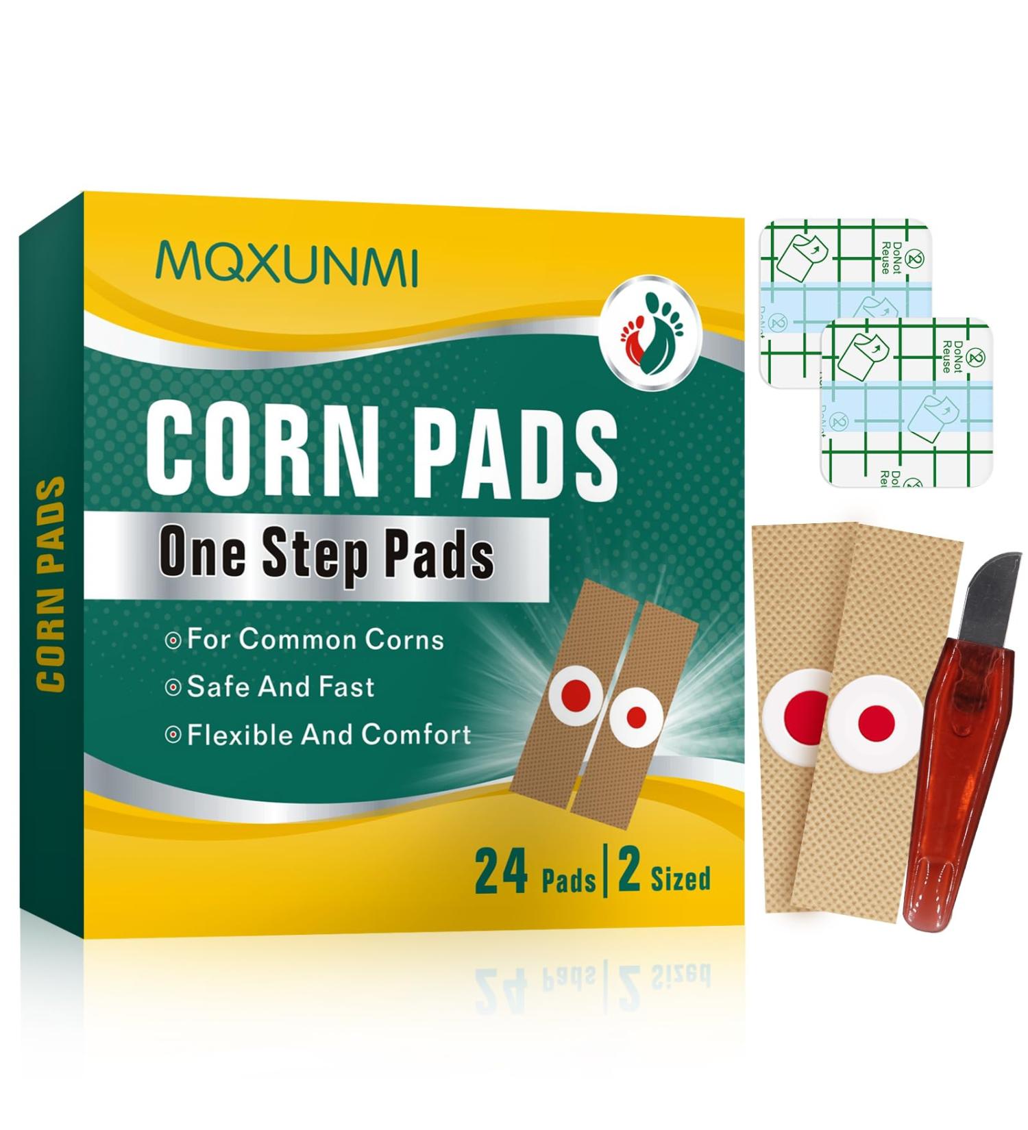 Max Strength Corn Remover Plaster - 24 Pads for Toes & Feet | Large & Small Sizes | Effective Corn Removal - Buy Online on GoSupps.com