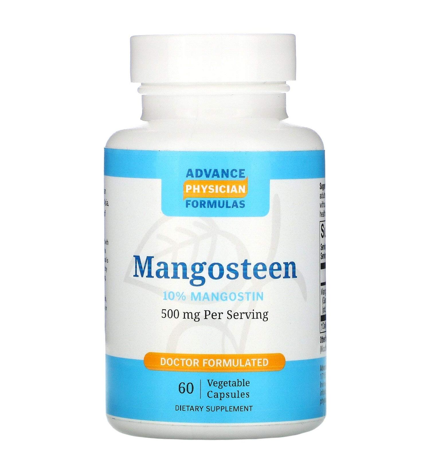 Advance Physician Formulas Mangosteen 500 mg 60 Vegetable Capsules