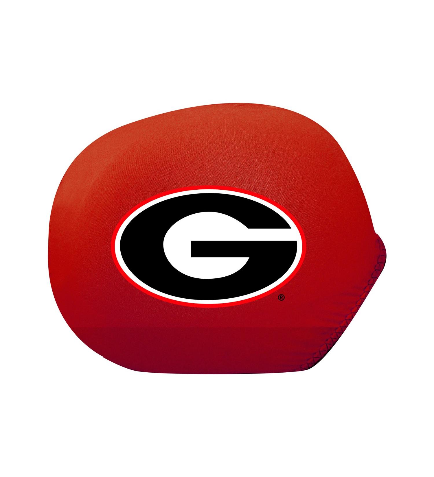 Pilot Alumni Group SMC-930L Mirror Cover with Logo (Collegiate Georgia Bulldogs), Large Large Georgia Bulldogs