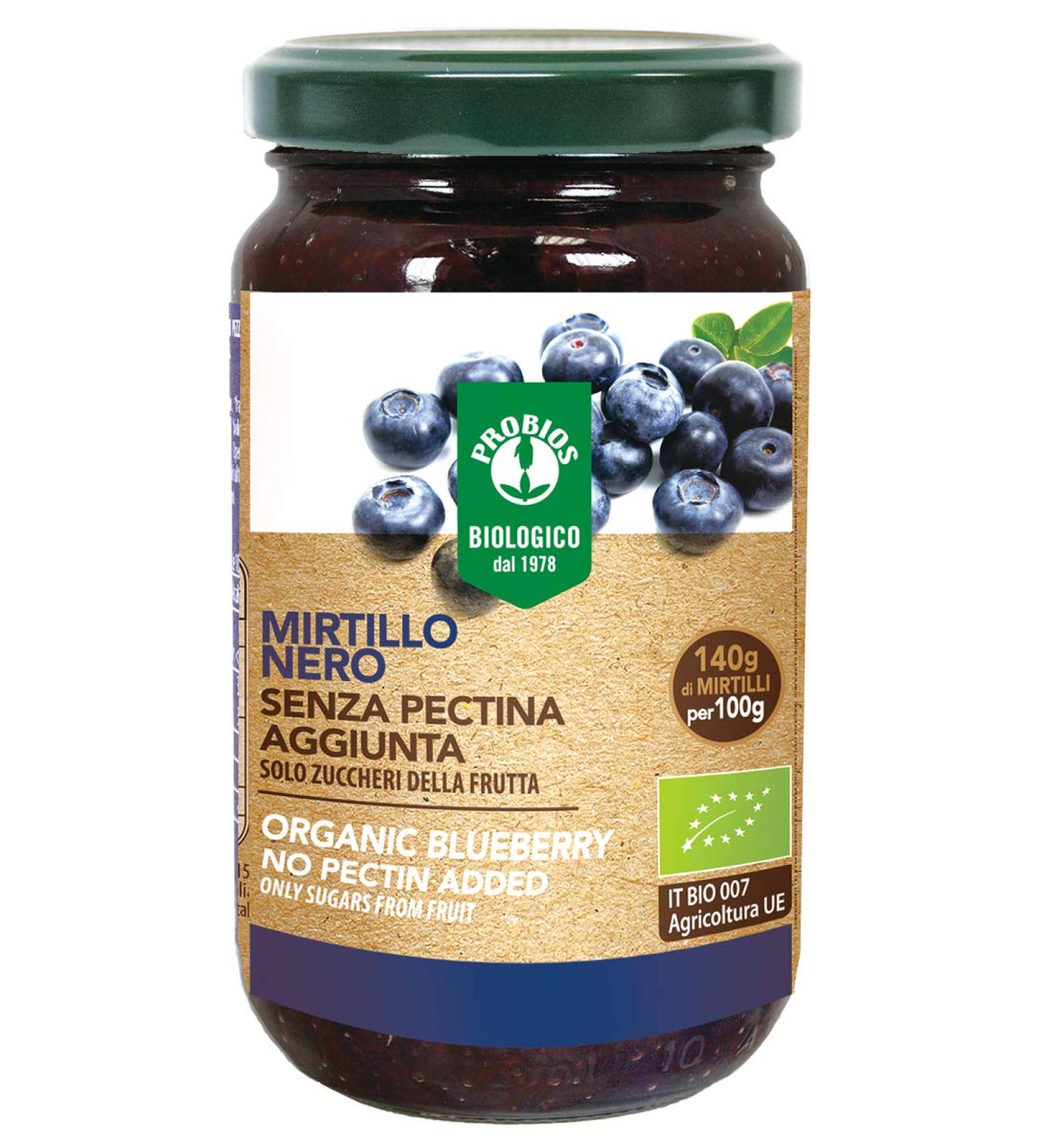 Probios Pectin-Free Blueberry Spread 220g - Buy Online on GoSupps.com