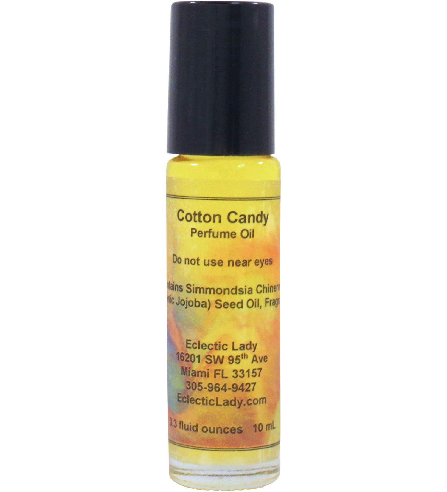 Cotton Candy Perfume Oil 0.3 Oz Portable Roll-On Fragrance with Long-Lasting Scent Delightful Essential Oils and Jojoba Oil For Daily Use 0.3 Fl Oz (Pack of 1) - Buy Online on GoSupps.com