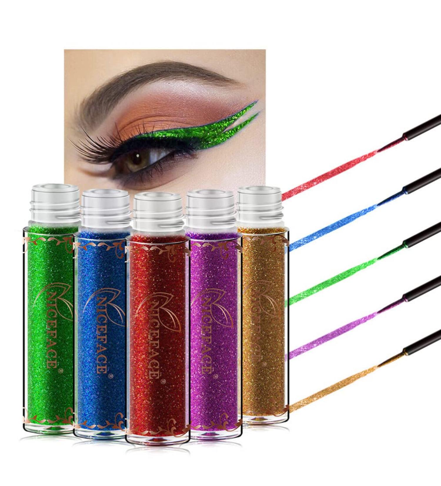 FRCOLOR Ladies Suits Shimmer Liquid Eyeliner Metallic Eyeliner Eye Shadow Pearlescent Diamond Miss 1 count (Pack of 1) As Shown - Buy Online on GoSupps.com