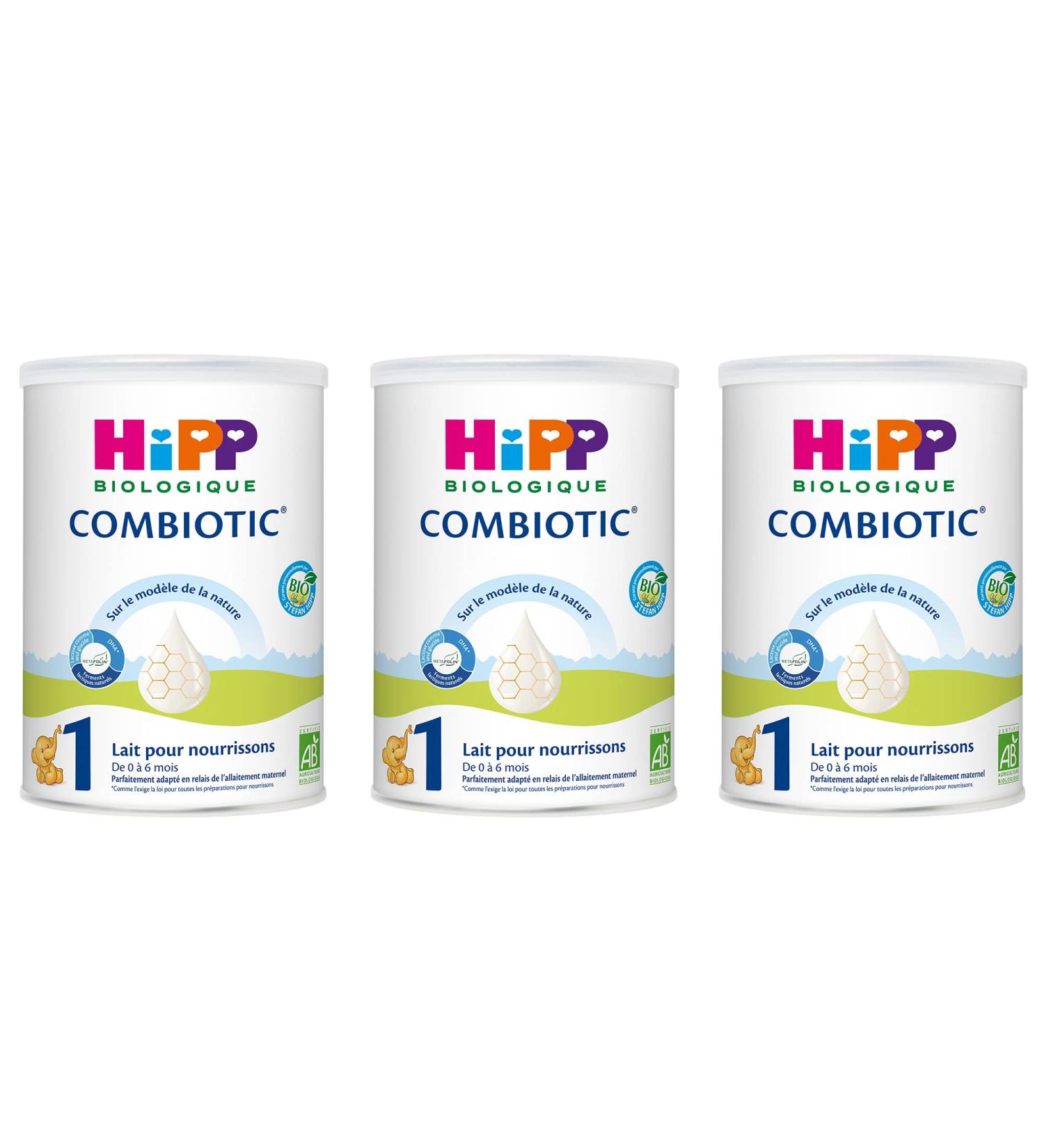 Hipp Organic Milk 1 Combiotic for Infants from 0 to 6 months 3 x 800 g - Buy Online on GoSupps.com