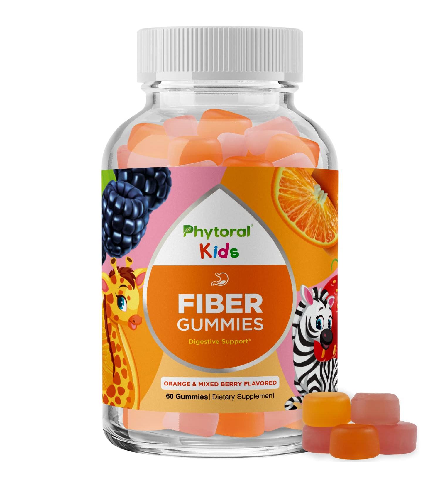 Kids Prebiotic Fiber Gummies - Constipation Relief & Immune Support - Buy Online on GoSupps.com