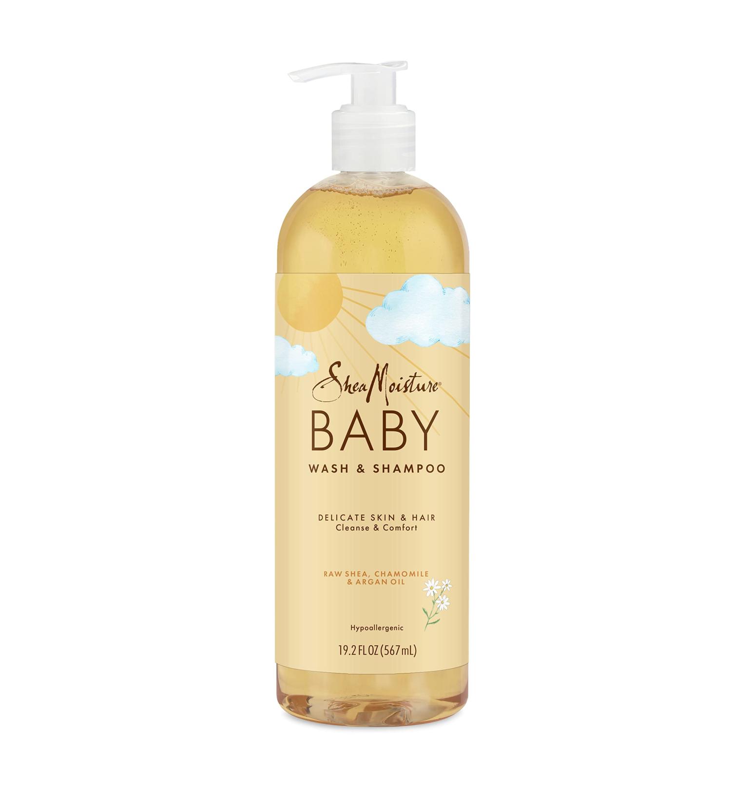 SheaMoisture Baby Wash and Shampoo - Raw Shea, Chamomile & Argan Oil - 19.2 oz - Buy Online on GoSupps.com