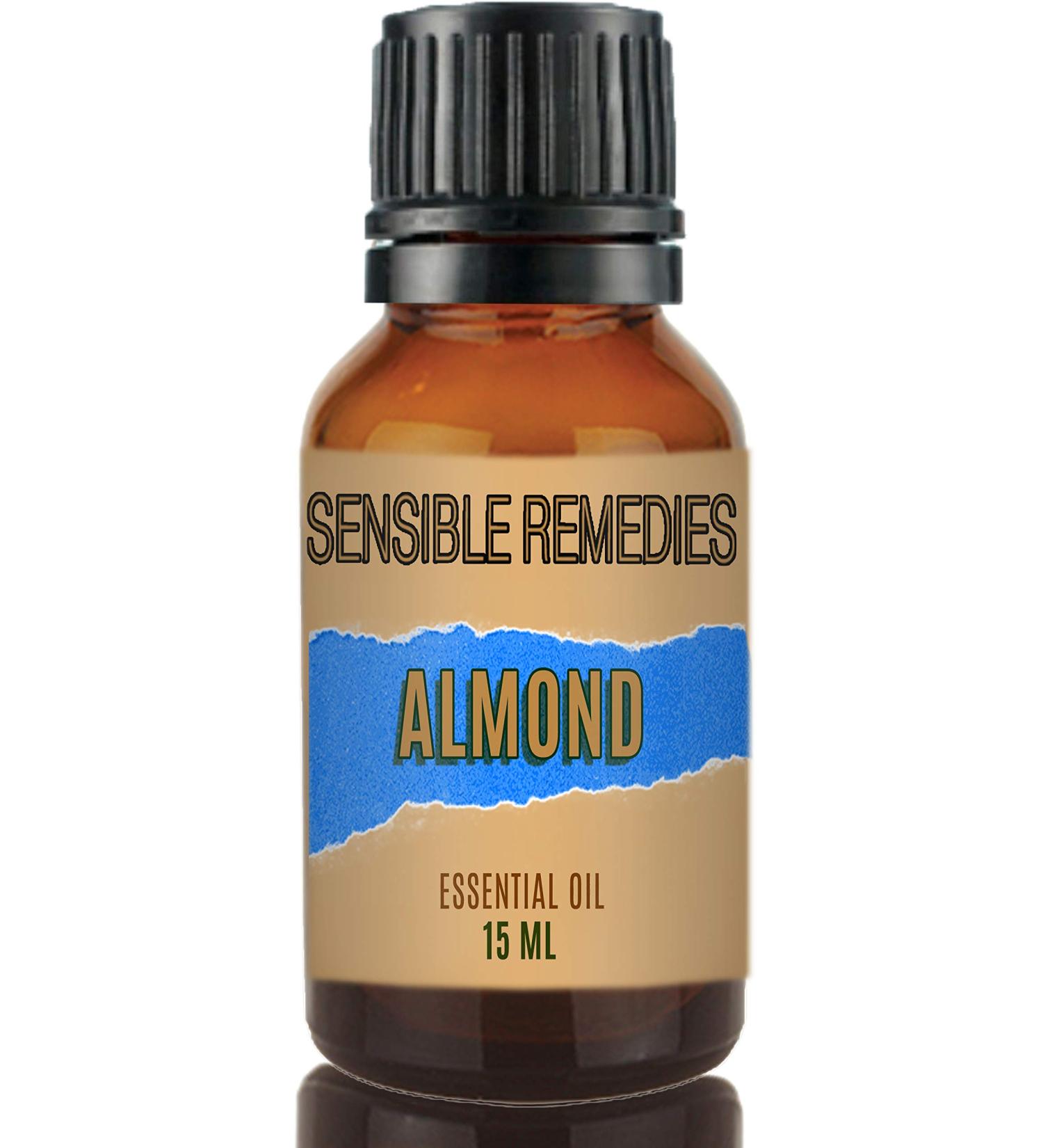 Sensible Remedies Almond Oil 100% Pure and Natural Distilled 15 mL (0.5 fl oz) - Buy Online on GoSupps.com