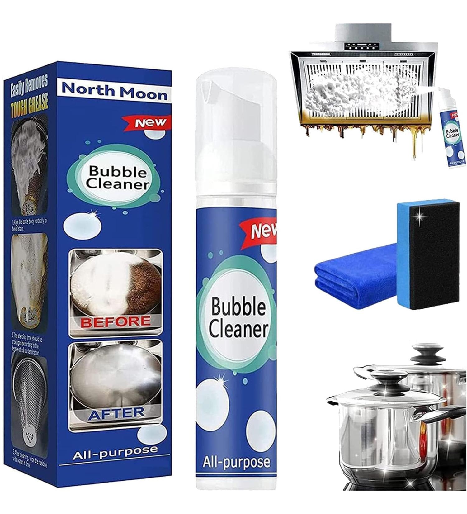 Dodorado Foam Cleaner North Moon Bubble Cleaner Foam Bubble Cleaner Foam Spray All Purpose Rinse Free Cleaning Spray (1pcs) - Buy Online on GoSupps.com