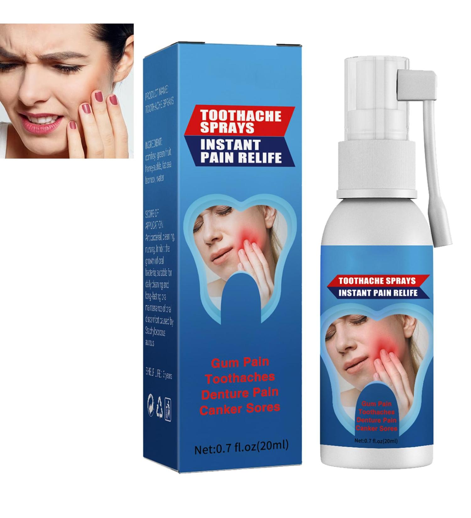 Oral Care Spray for Instant Toothache Relief - 20ML - Buy Online on GoSupps.com