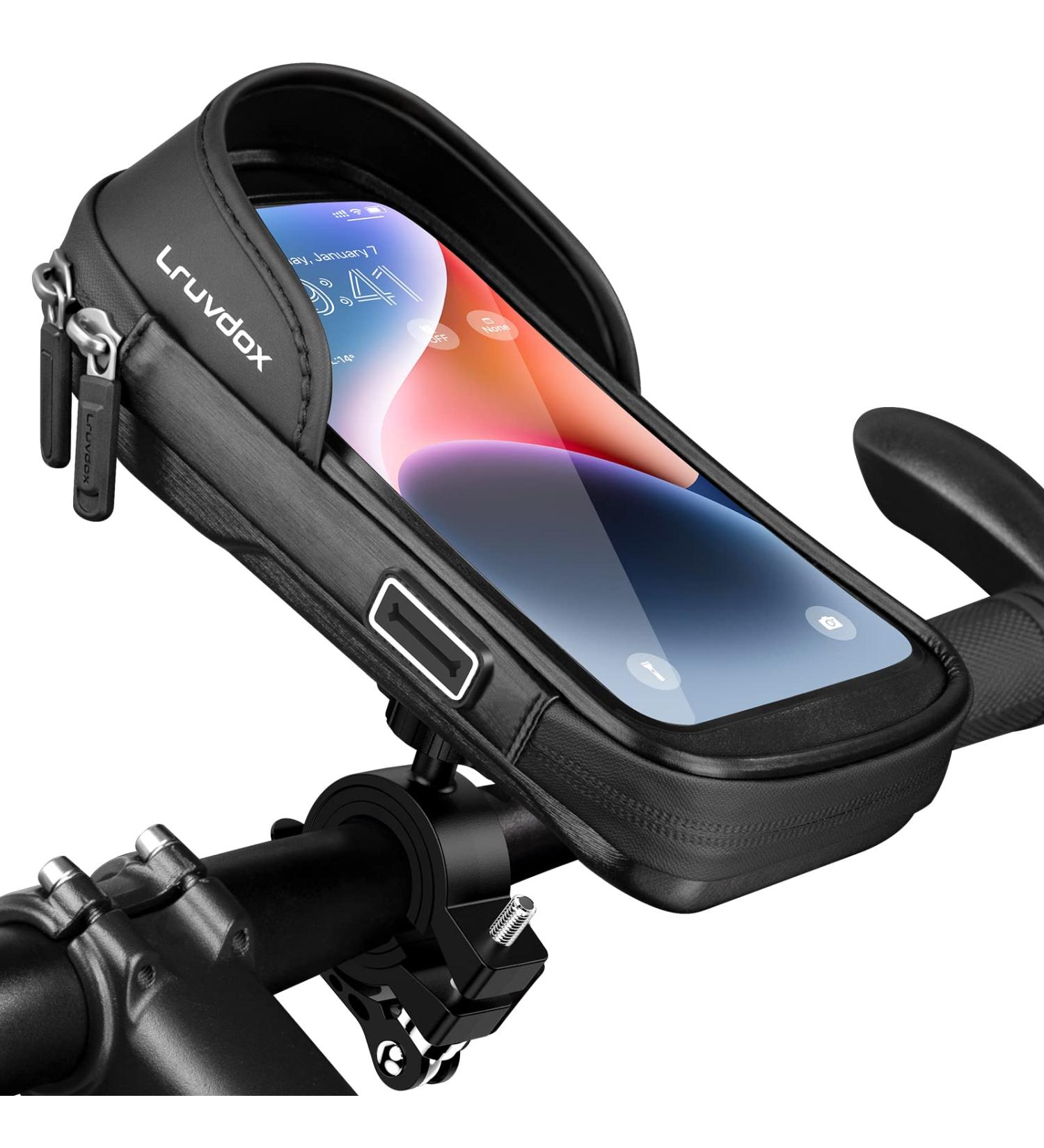 Waterproof Bike & Motorcycle Mobile Phone Holder | Handlebar Bag for 5.5-7 Inch Smartphones - E-Bike & Bicycle Accessories - Buy Online on GoSupps.com