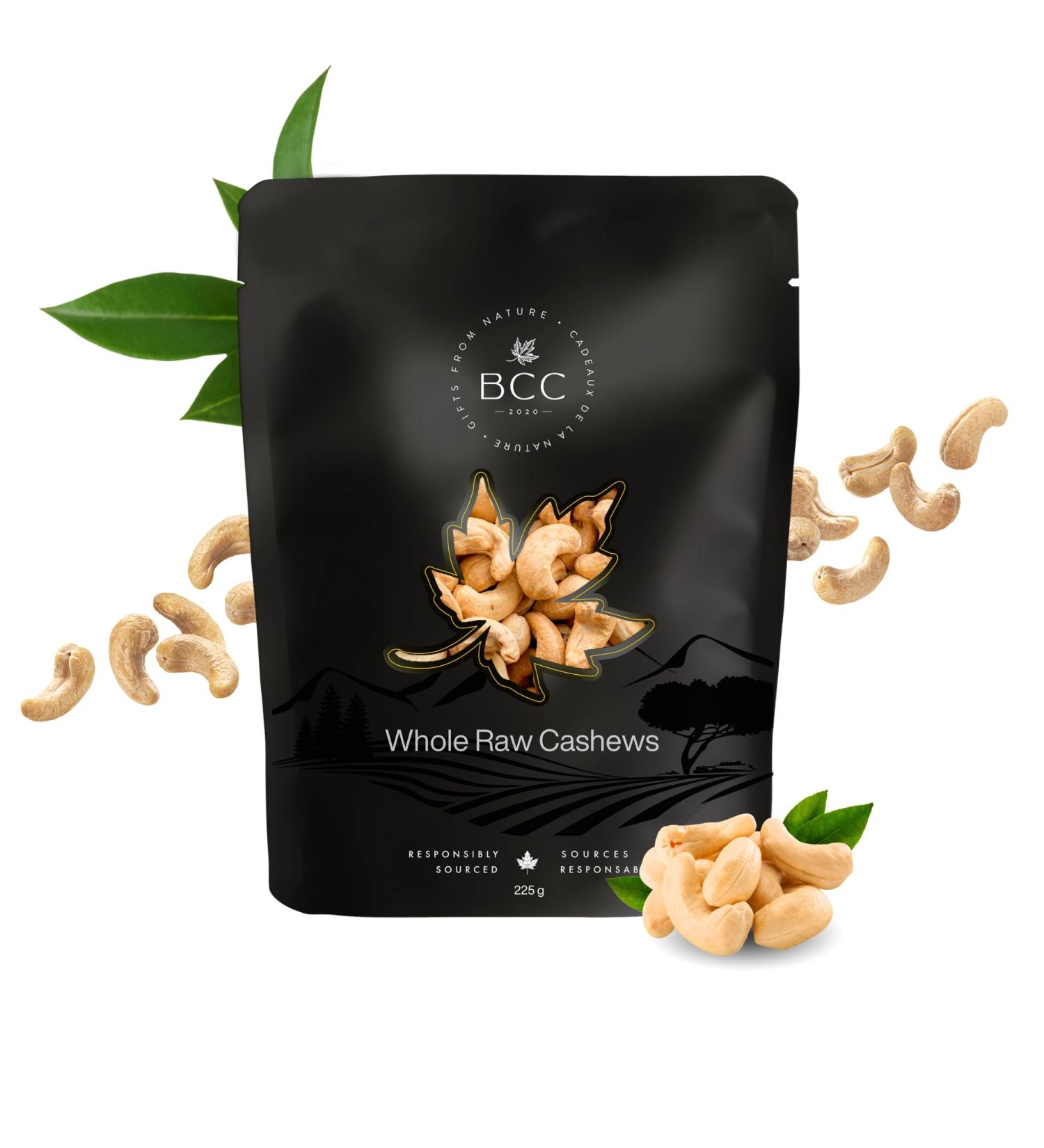 Whole Raw Cashews Premium Quality Non-GMO Gluten-Free Naturally Sweet and Buttery Nuts for Snacking Cooking and Baking No Additives or Preservatives (454g) - Buy Online on GoSupps.com