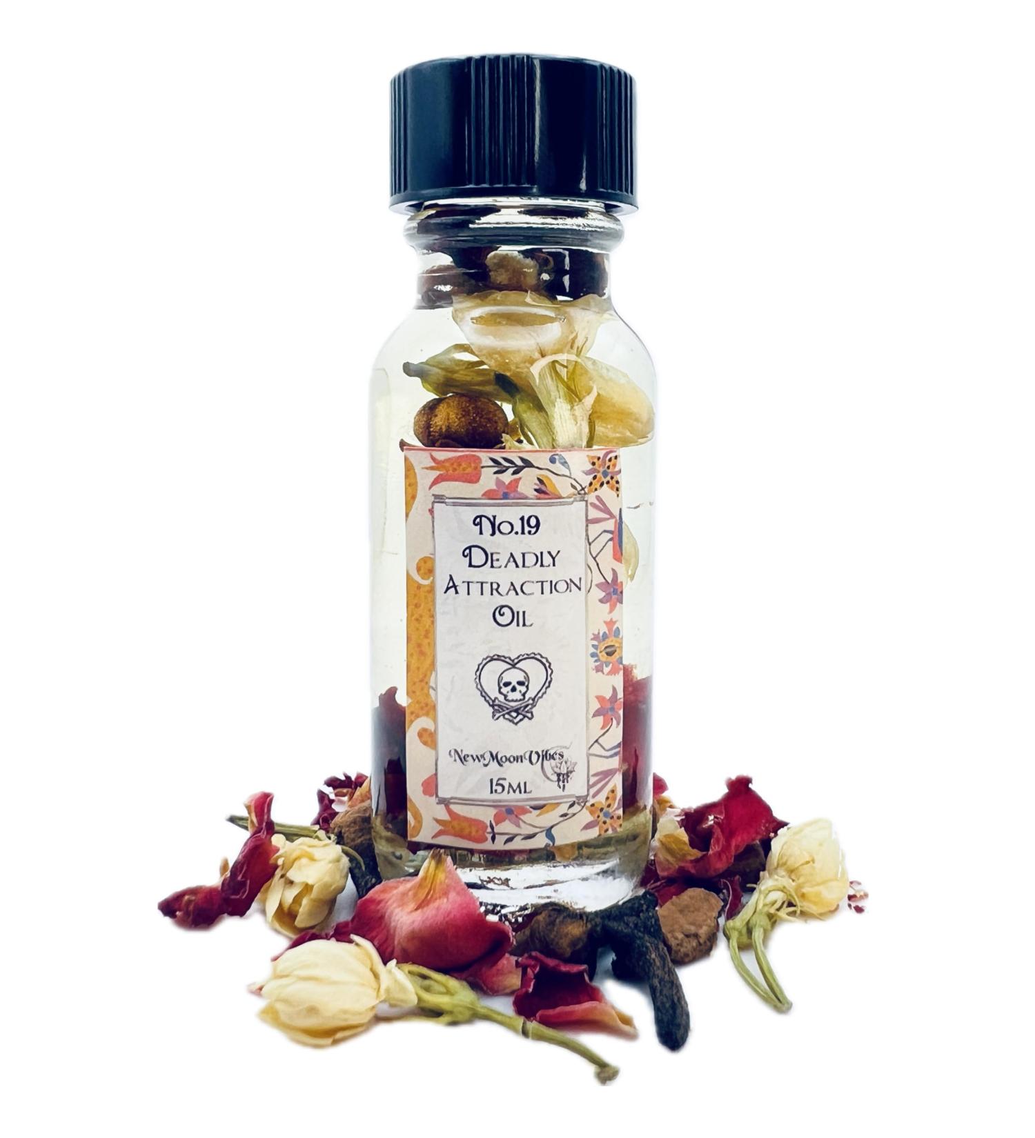 Deadly Attraction Oil by New Moon Vibes - Attract Love Power Seduction Lover Lust Sex Romance Spells Rituals Conjure - Handmade with Essential Oils & Herbs - Wicca Pagan Hoodoo Magick - Buy Online on GoSupps.com