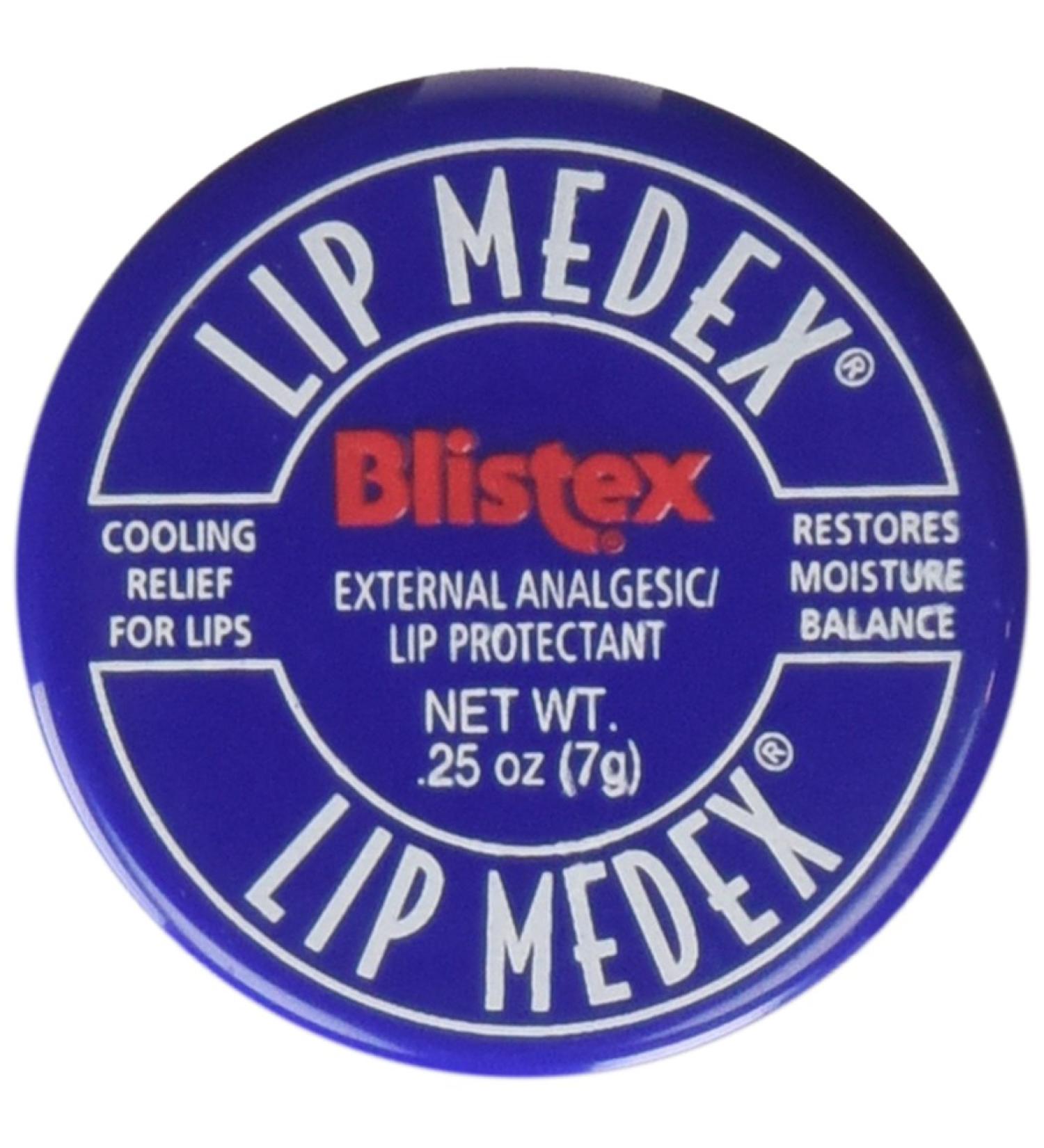 Blistex Lip Medex External Analgesic/Lip Protectant 0.25 oz (Pack of 6)
