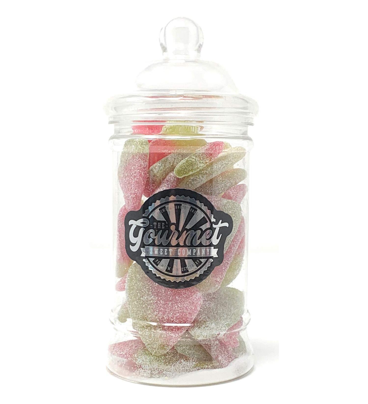 Sour Melon Slices Victorian Gift Jar by The Gourmet Sweet Company