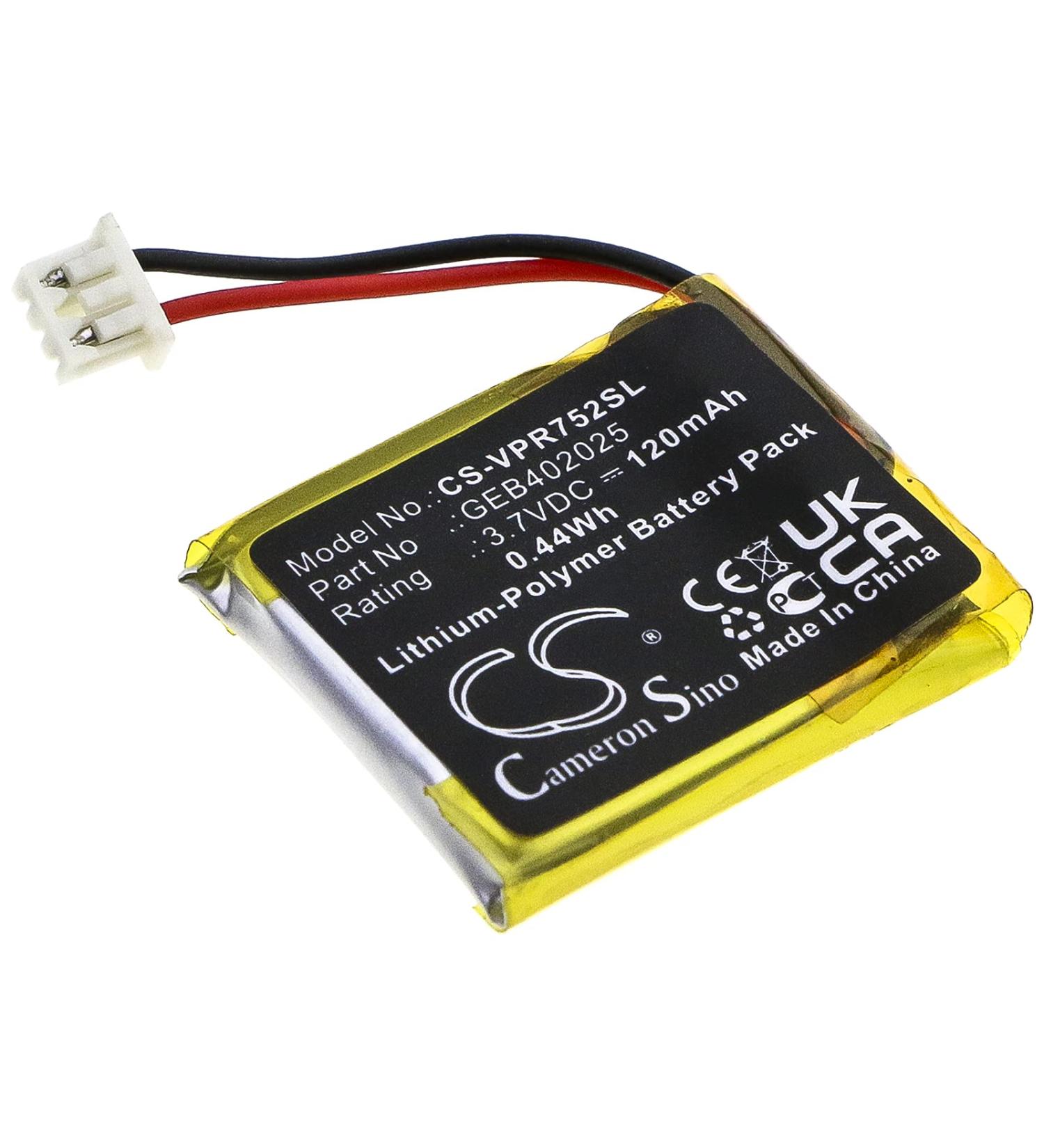 FITHOOD Battery Replacement for Viper 7752V 7752X 7351X 7351V 7351P 7752P GEB402025 | 120mAh 3.7V | International Shipping Available - Buy Online on GoSupps.com