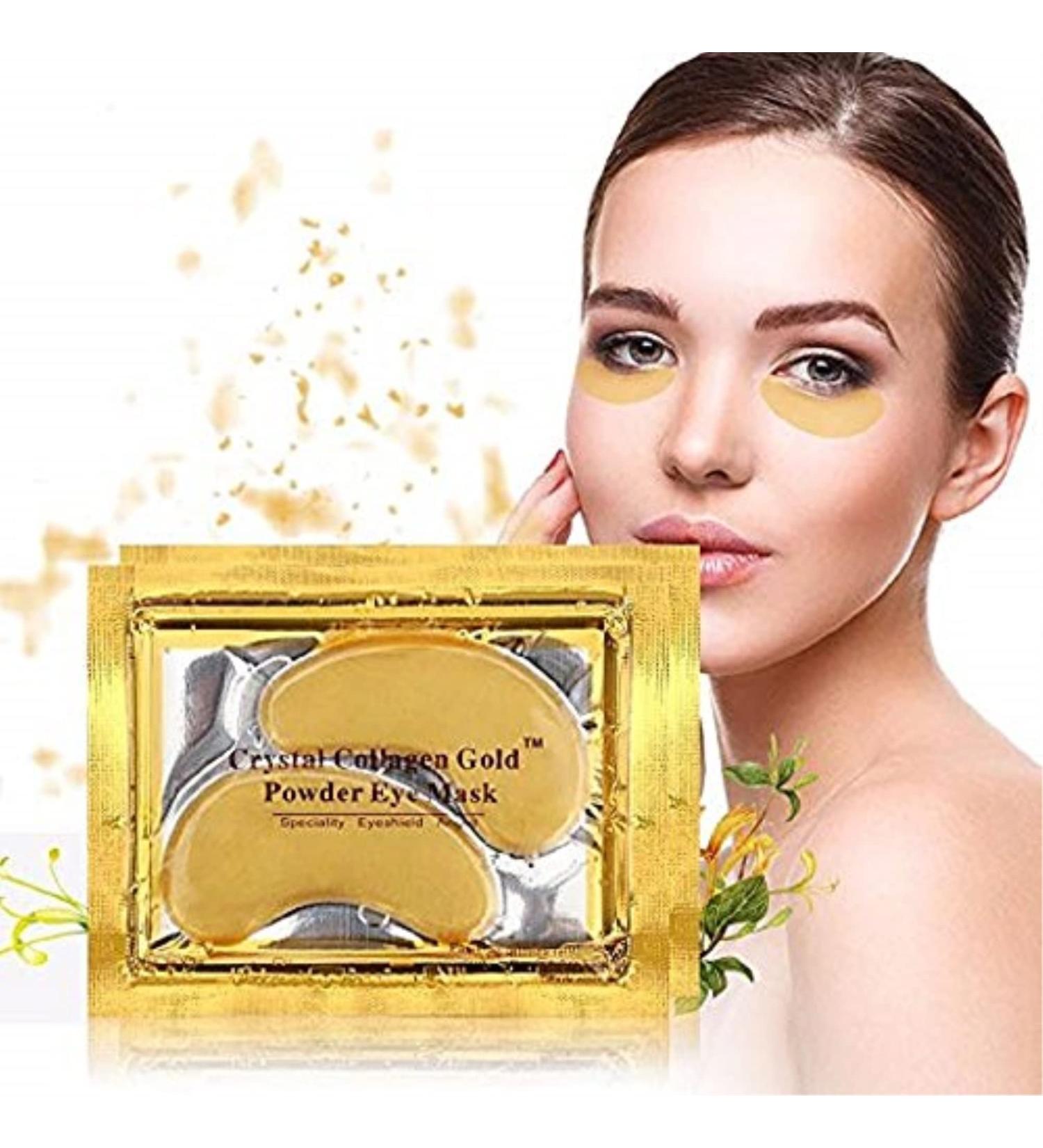Wholesale Crystal 24K Gold Powder Gel Collagen Eye Mask - Anti-Aging, Dark Circles & Puffiness Reduction, Hydrating Skincare - Available in 10/20/30/50/60/80/100 Pairs - Buy Online on GoSupps.com